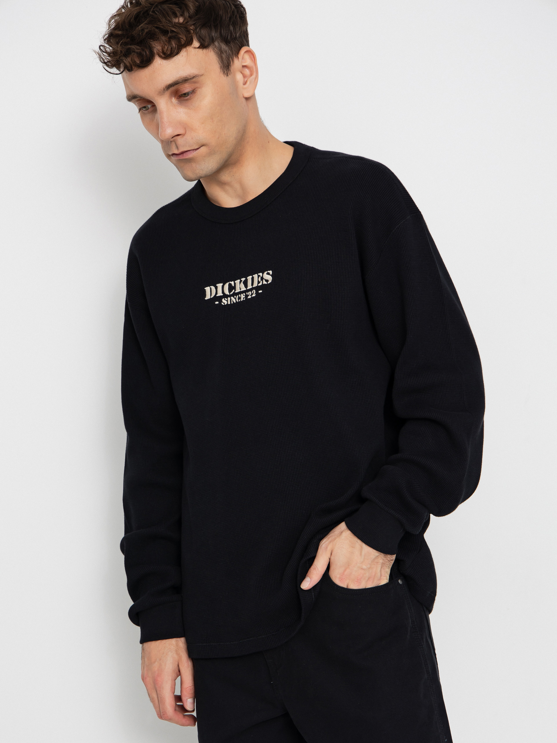 Longsleeve Dickies Waffle (black)