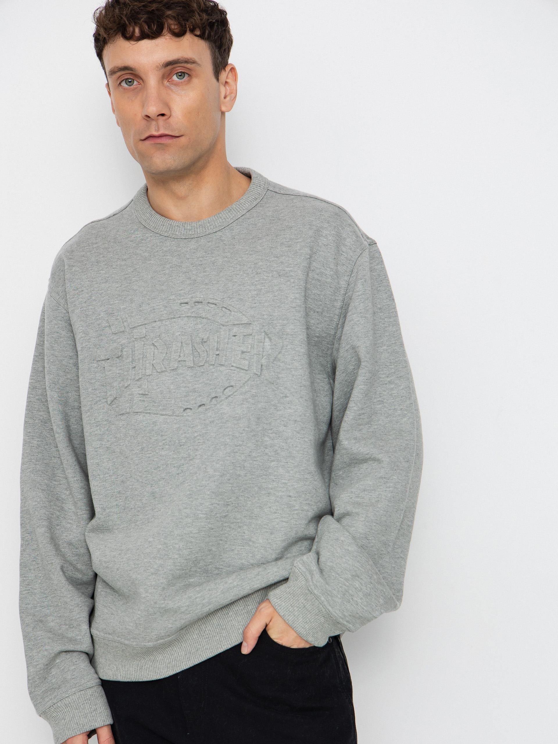 Bluza Dickies x Thrasher Sweatshirt (grey melange)