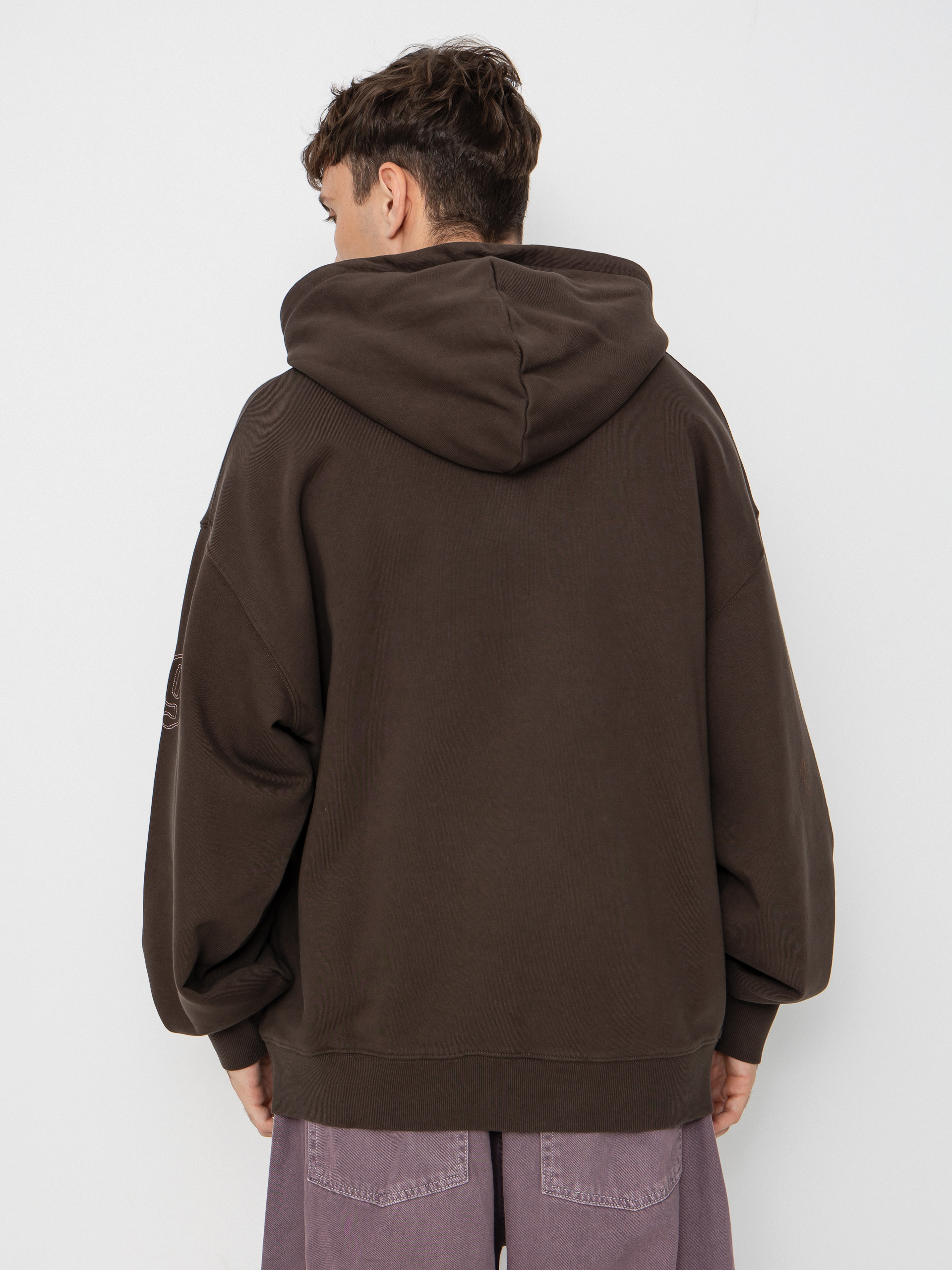 Bluza z kapturem Carhartt WIP Hackwork HD (vitola/glassy pink)