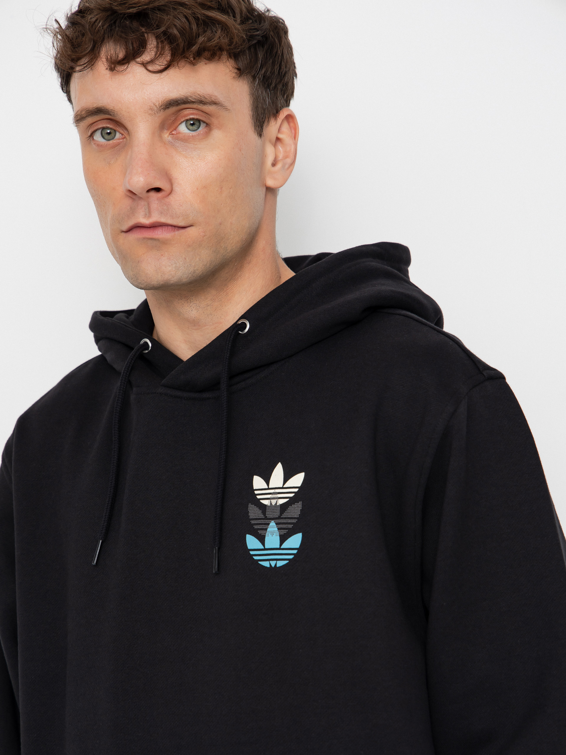 Bluza z kapturem adidas Trip Tre HD (black/preblu)