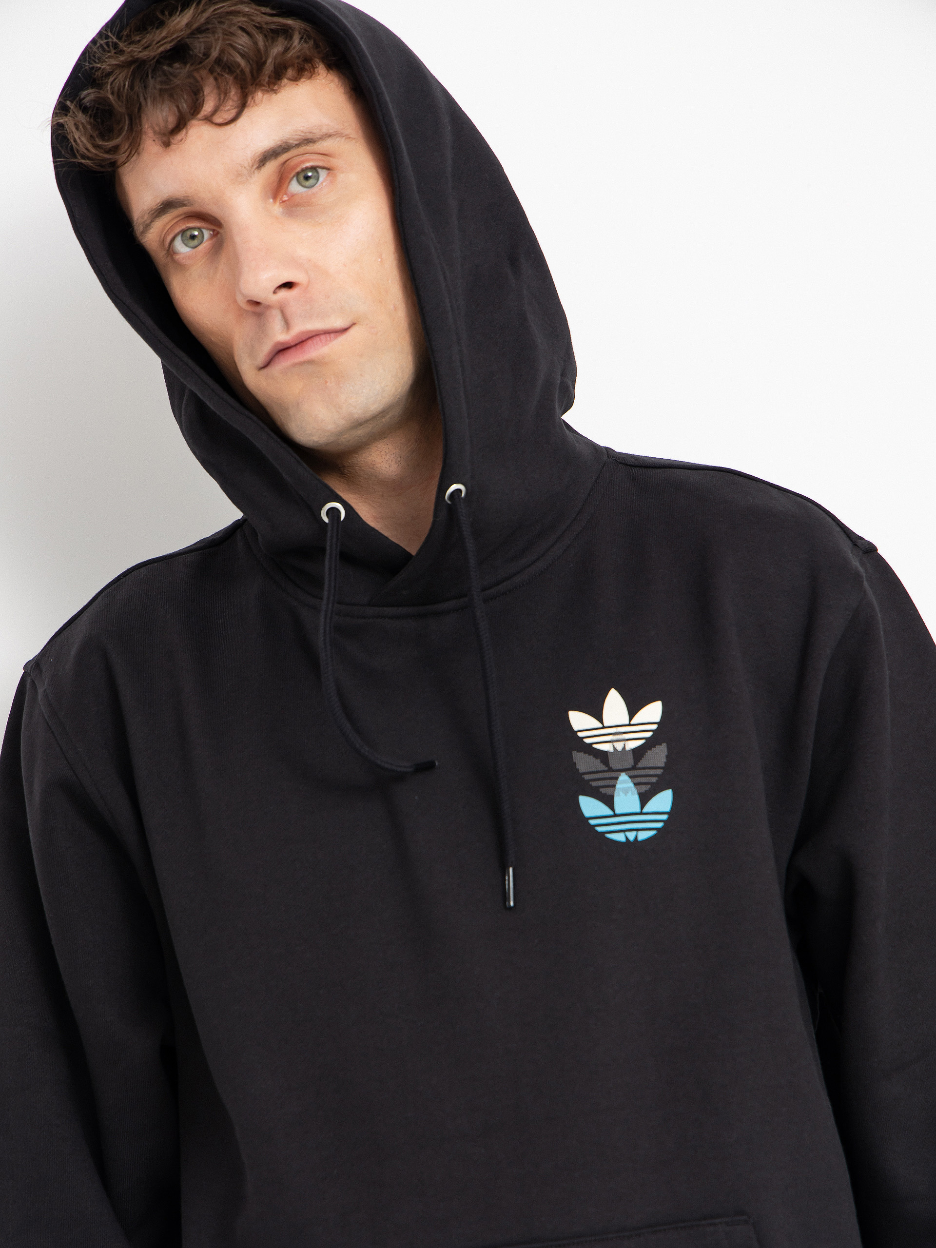 Bluza z kapturem adidas Trip Tre HD (black/preblu)