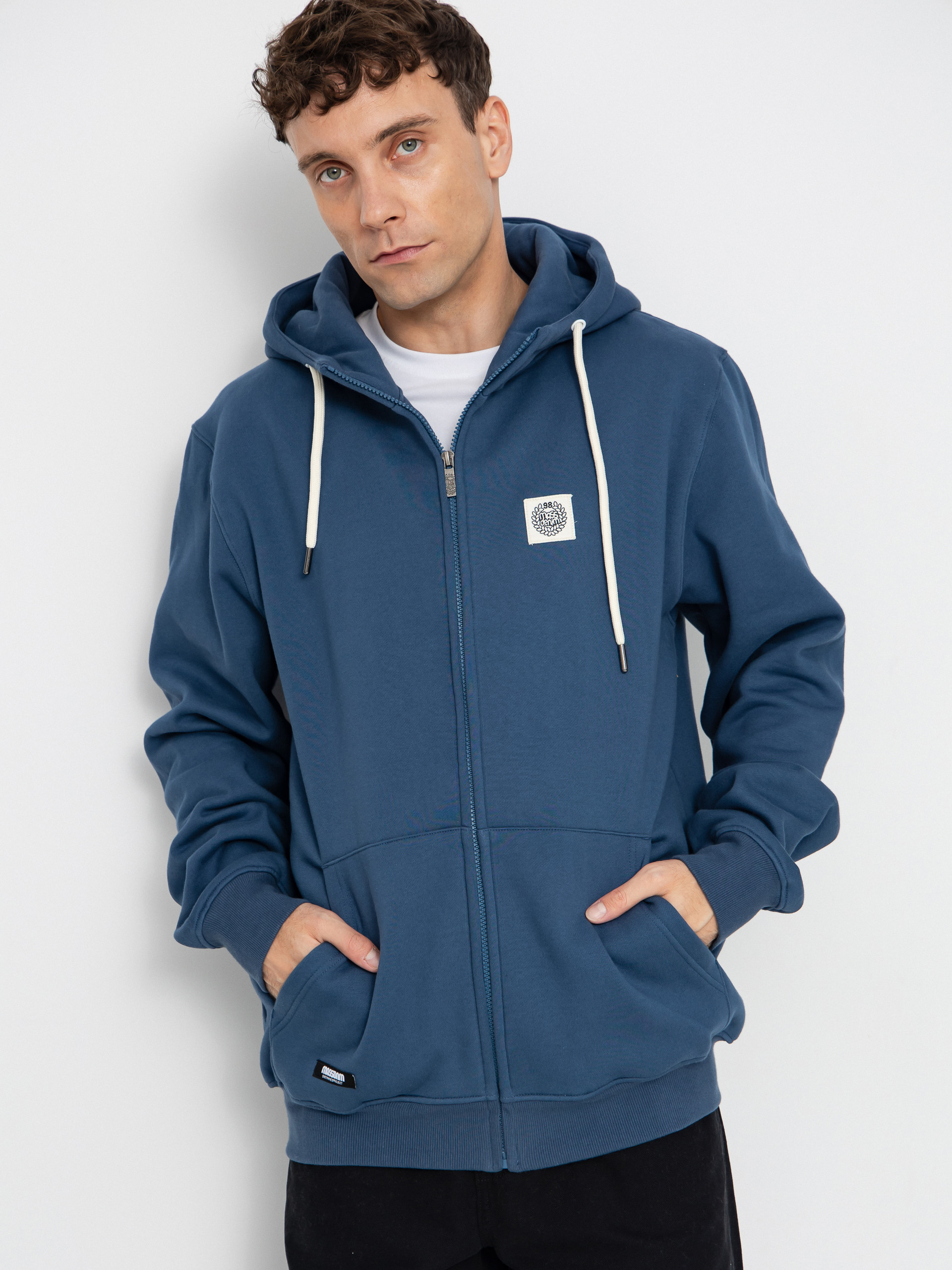 Bluza z kapturem MassDnm Patch HD (steel blue)