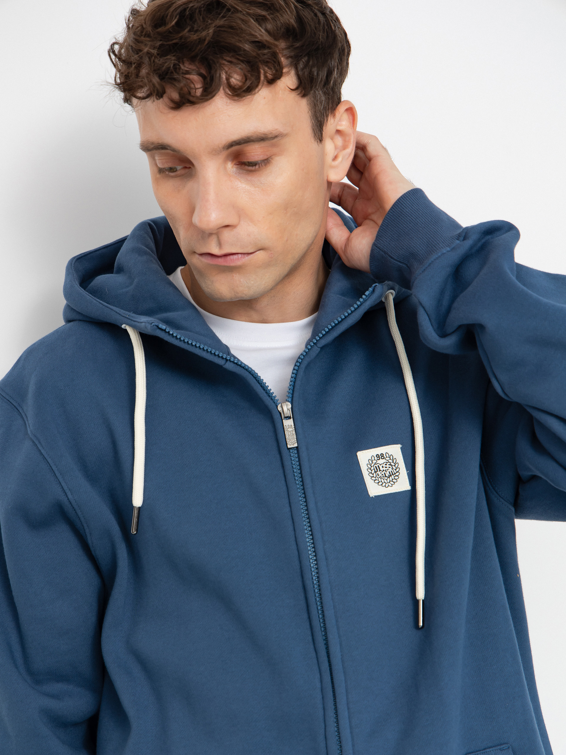 Bluza z kapturem MassDnm Patch HD (steel blue)