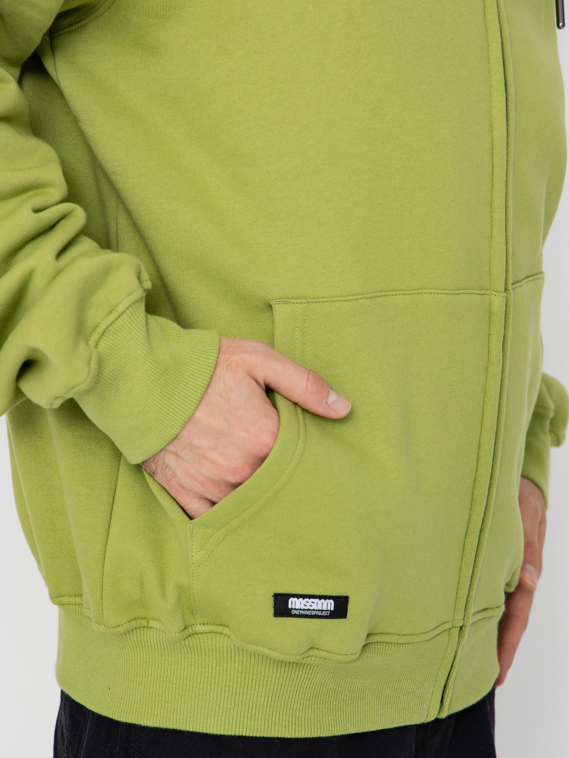 Bluza z kapturem MassDnm Patch ZHD (olive)