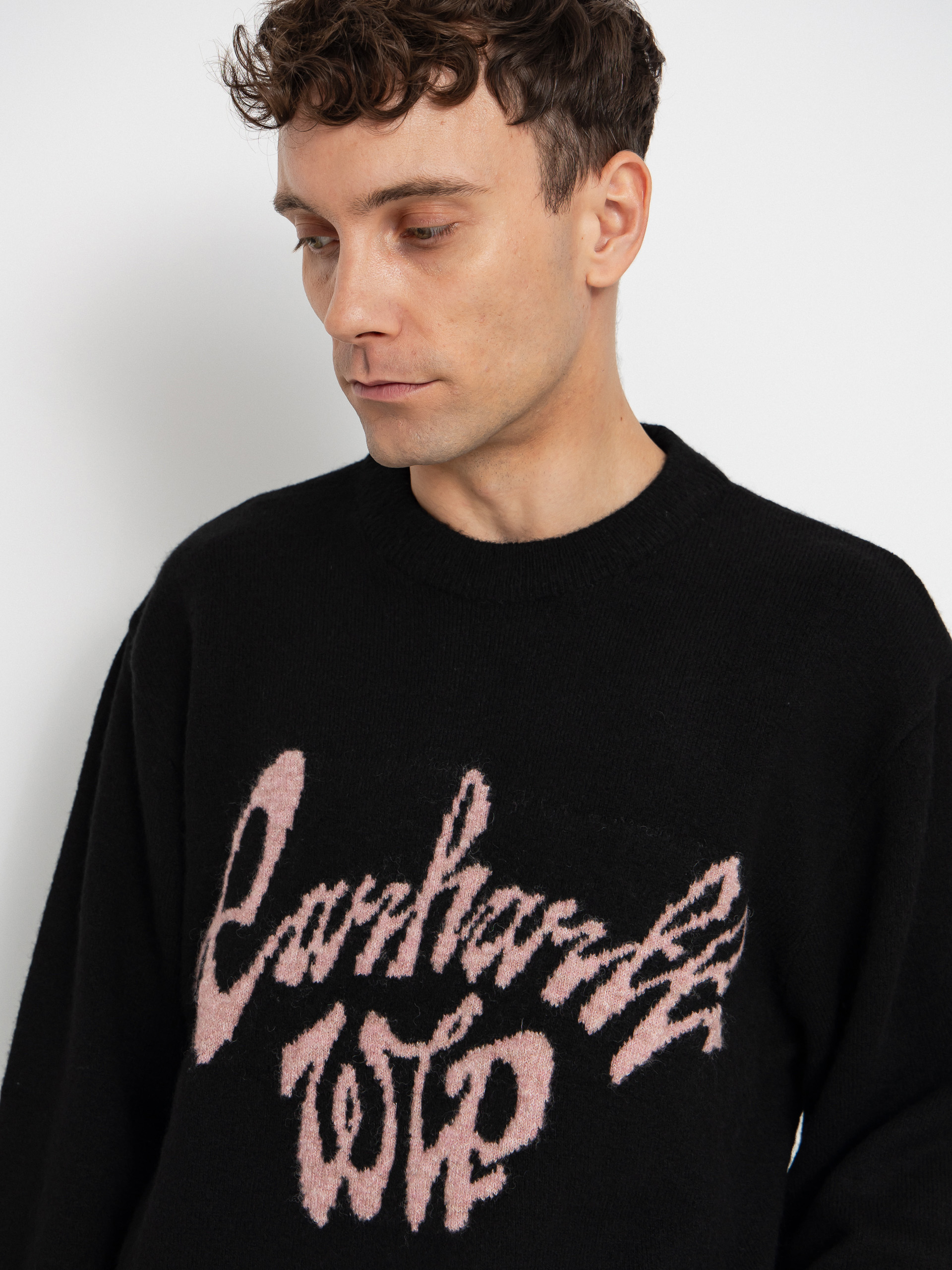 Sweter Carhartt WIP Chedda (black/glassy pink)