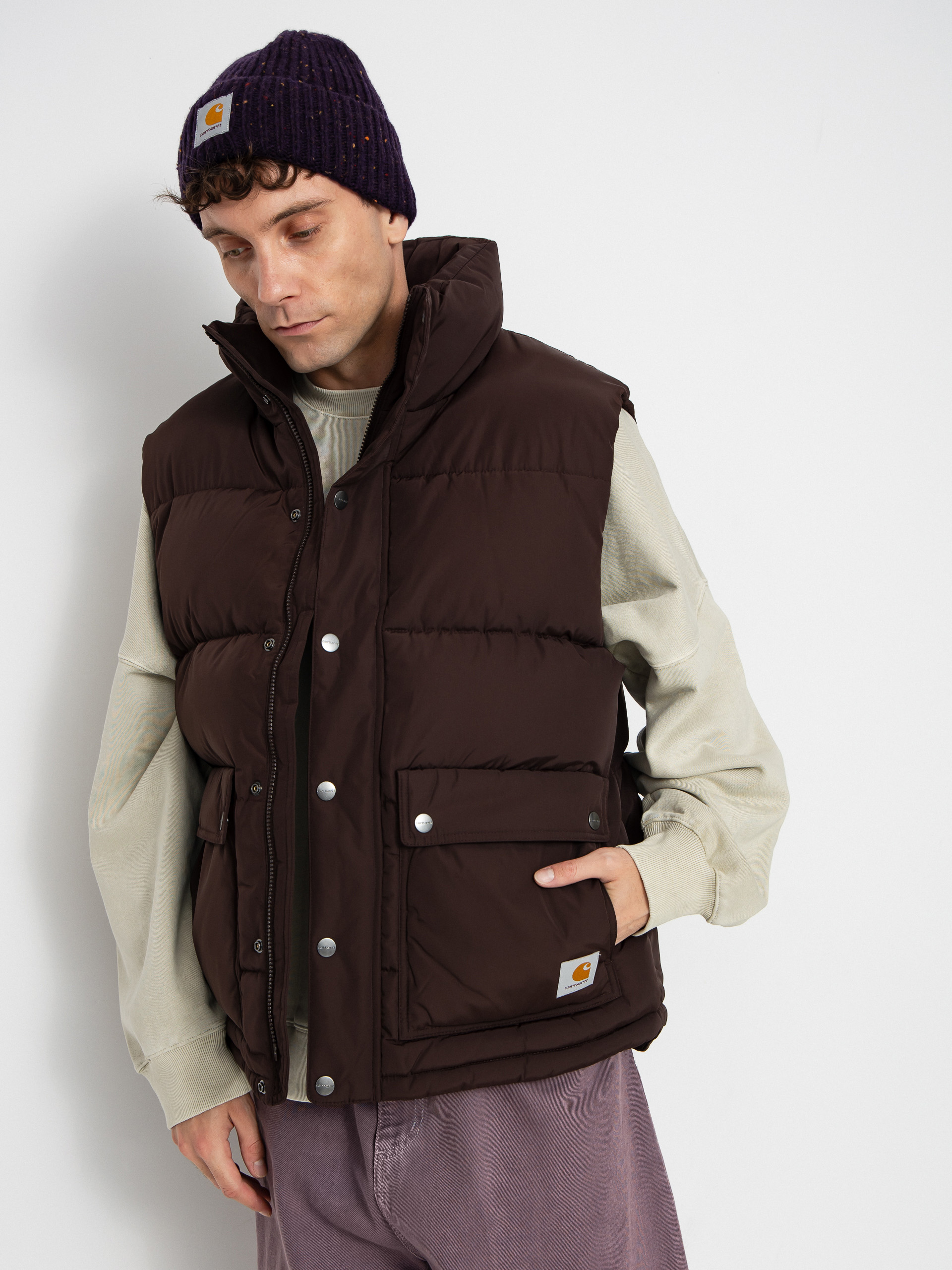 Kamizelka Carhartt WIP Brent (palisander)