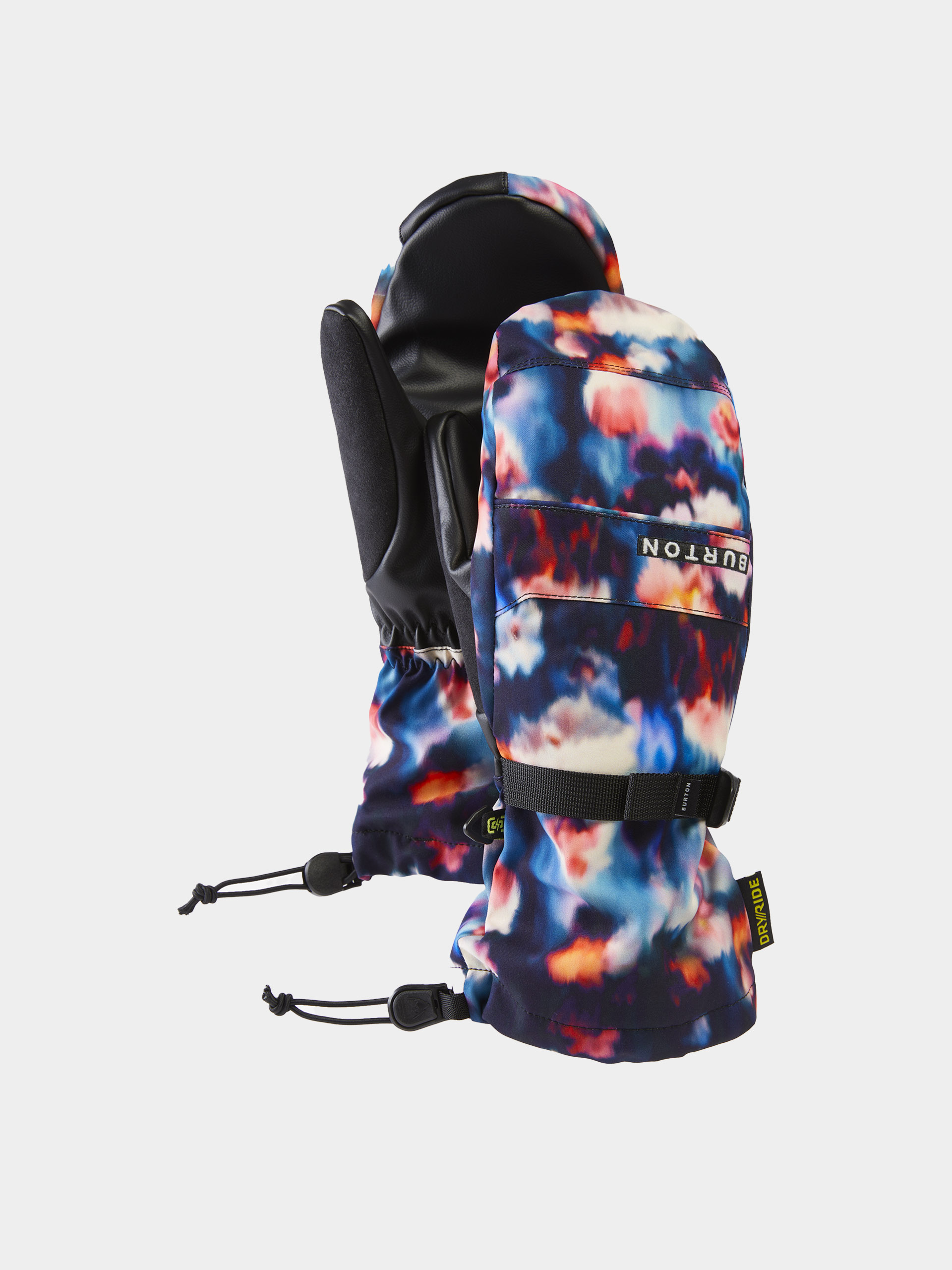 Ru0119kawice Burton Profile Mittens Wmn (floral blur)