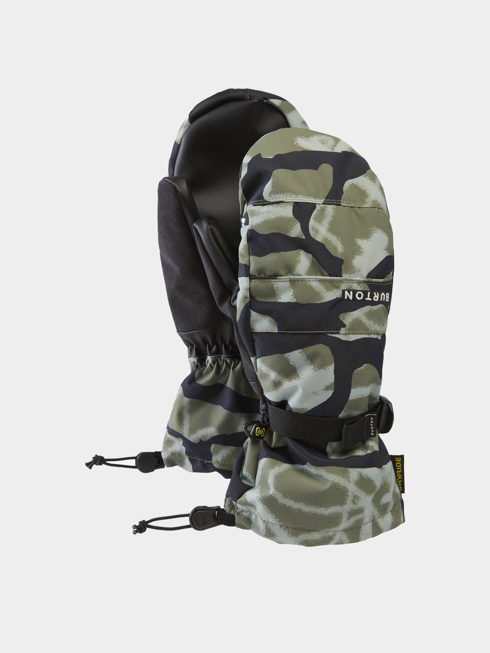 Ru0119kawice Burton Profile Mittens (graffiti camo)