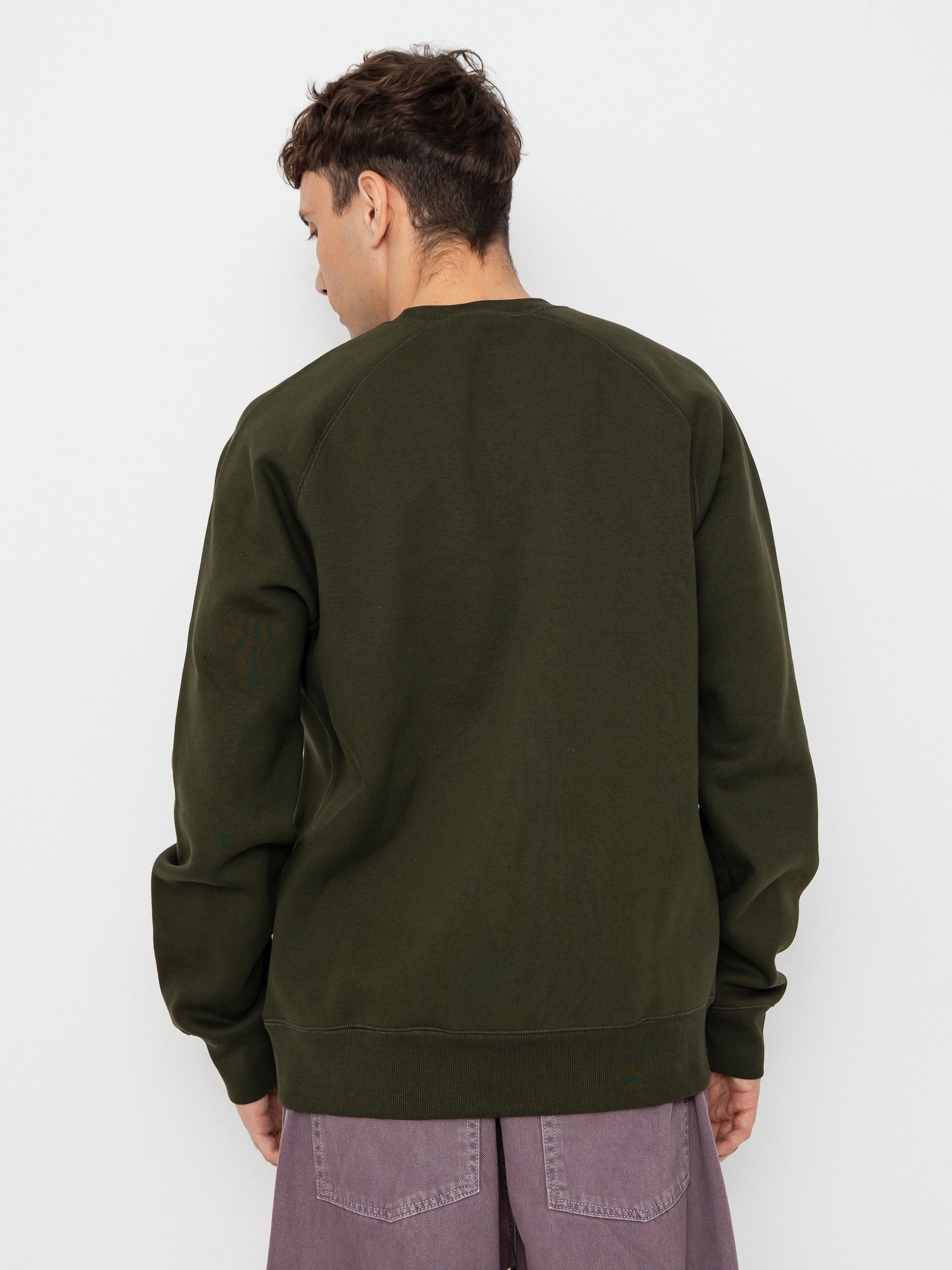 Bluza Carhartt WIP Chase (olive/gold)