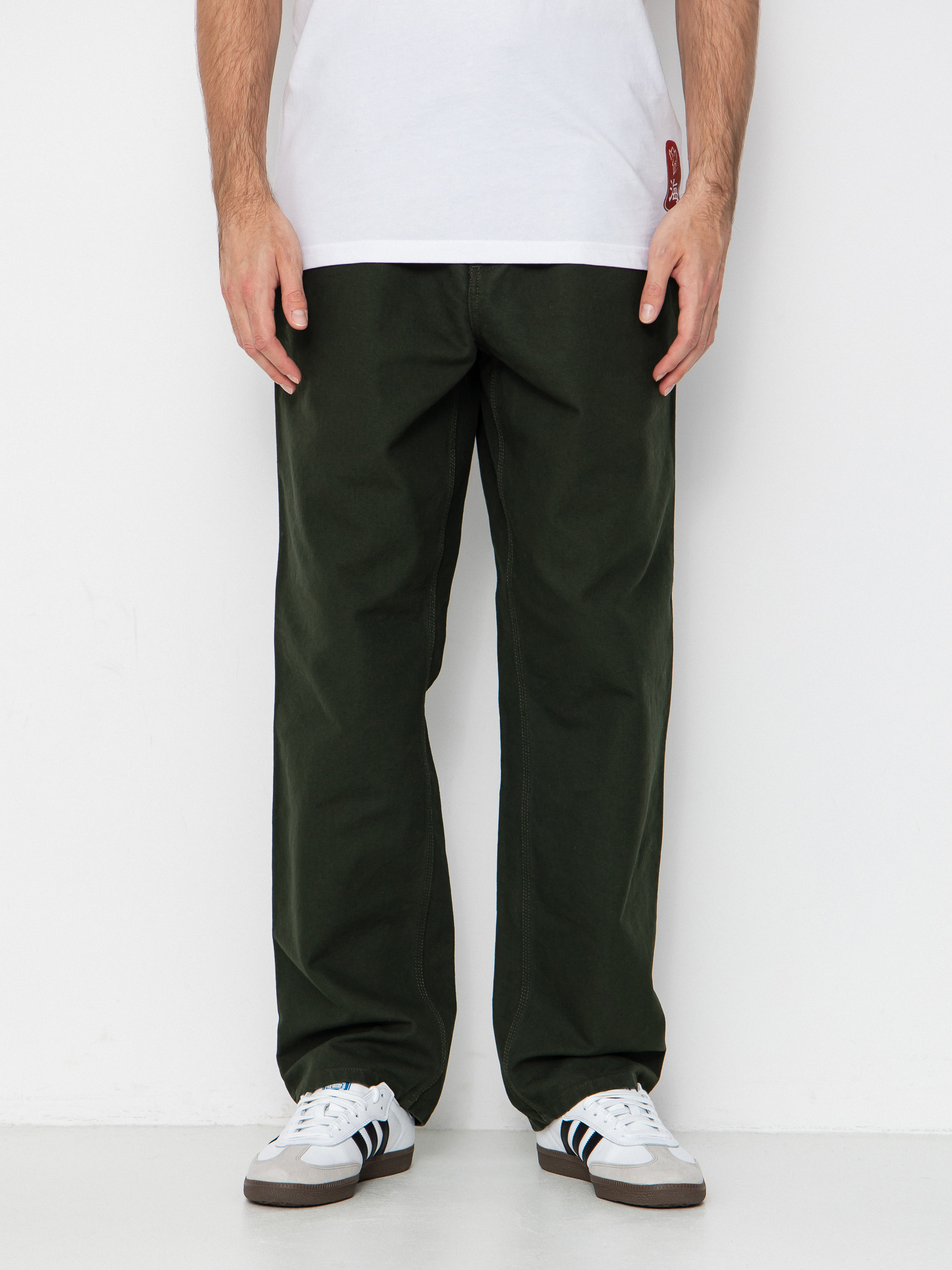 Spodnie Carhartt WIP Simple (olive/rinsed)