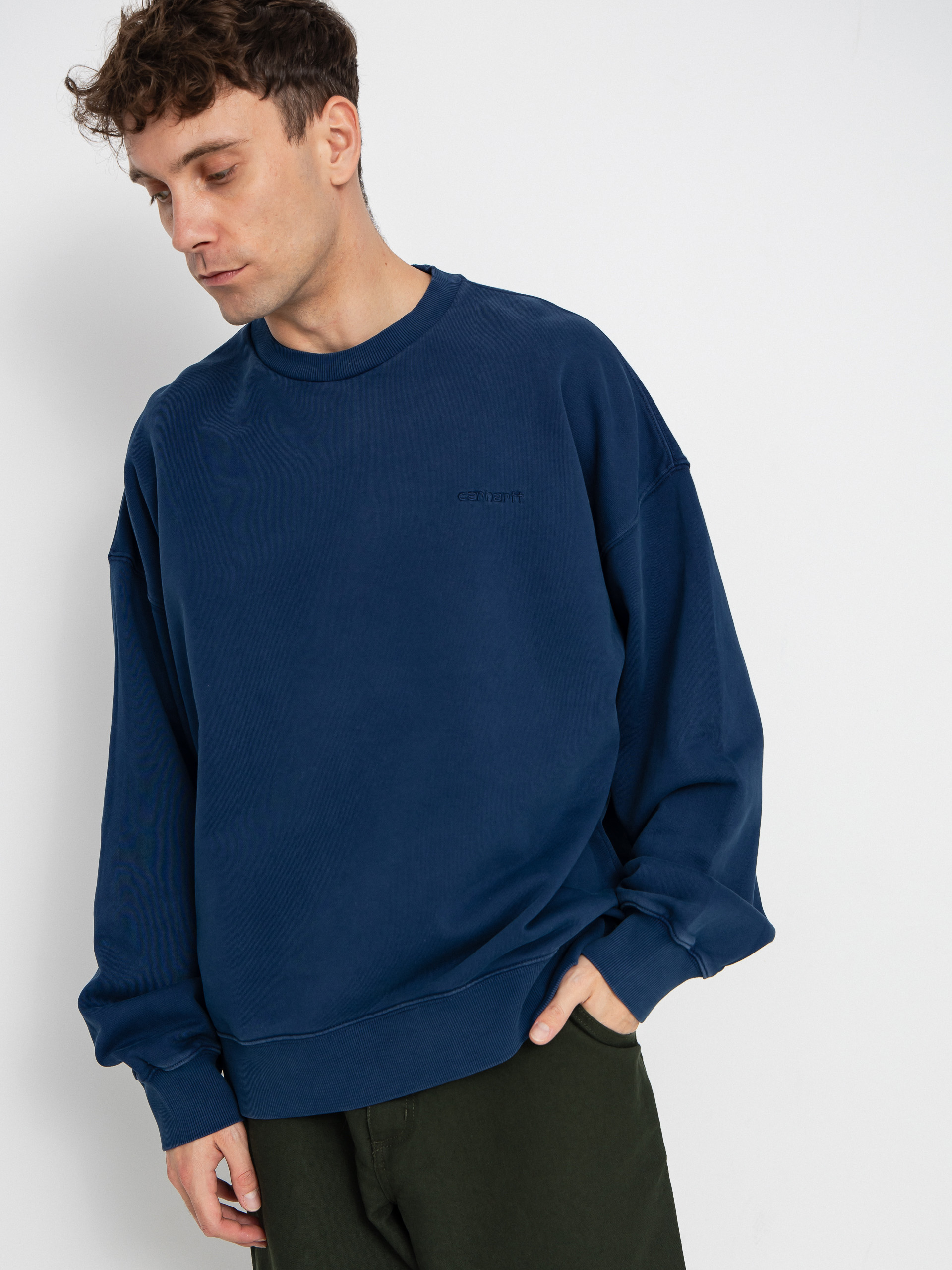 Bluza Carhartt WIP Benton (jupiter/garment dyed)