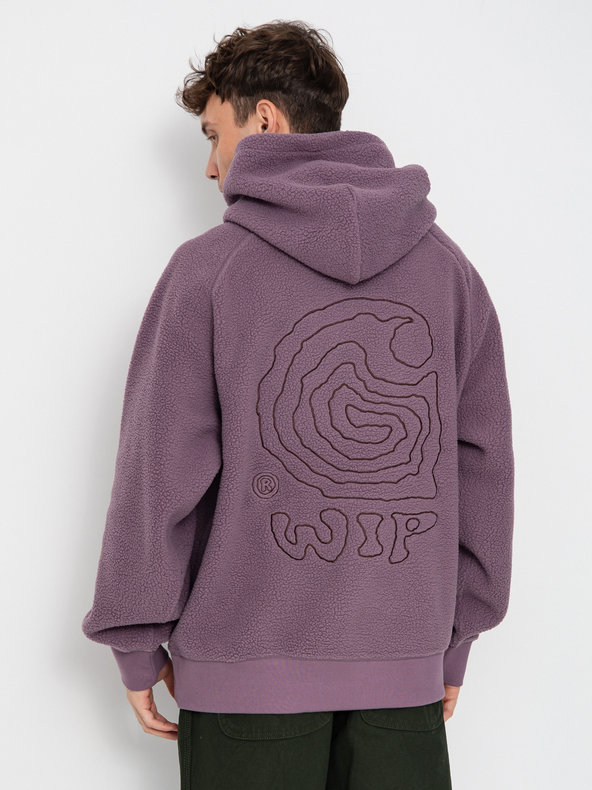 Bluza z kapturem Carhartt WIP Helix HD (phlox/palisander)
