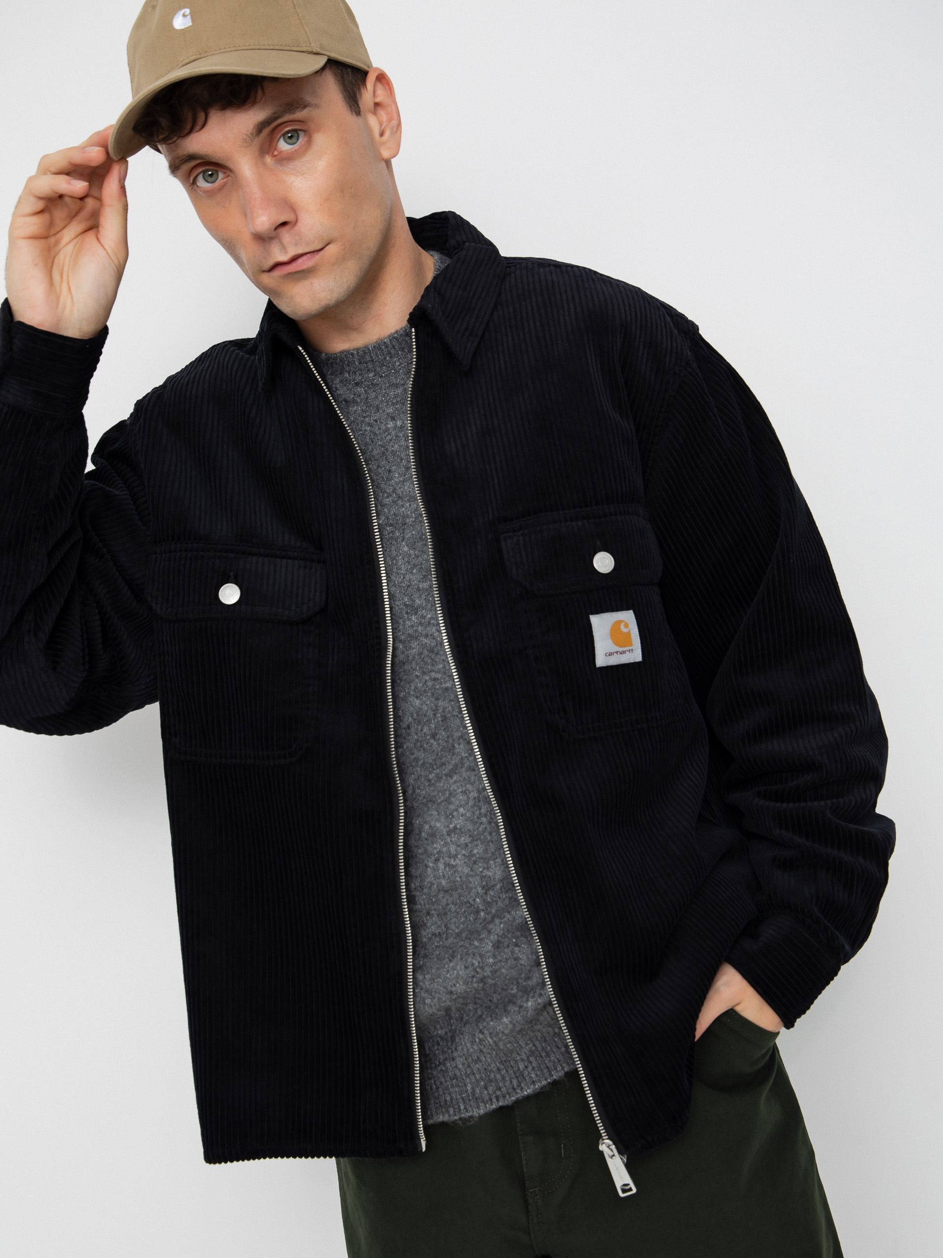 Kurtka Carhartt WIP Reynold (black/rinsed)