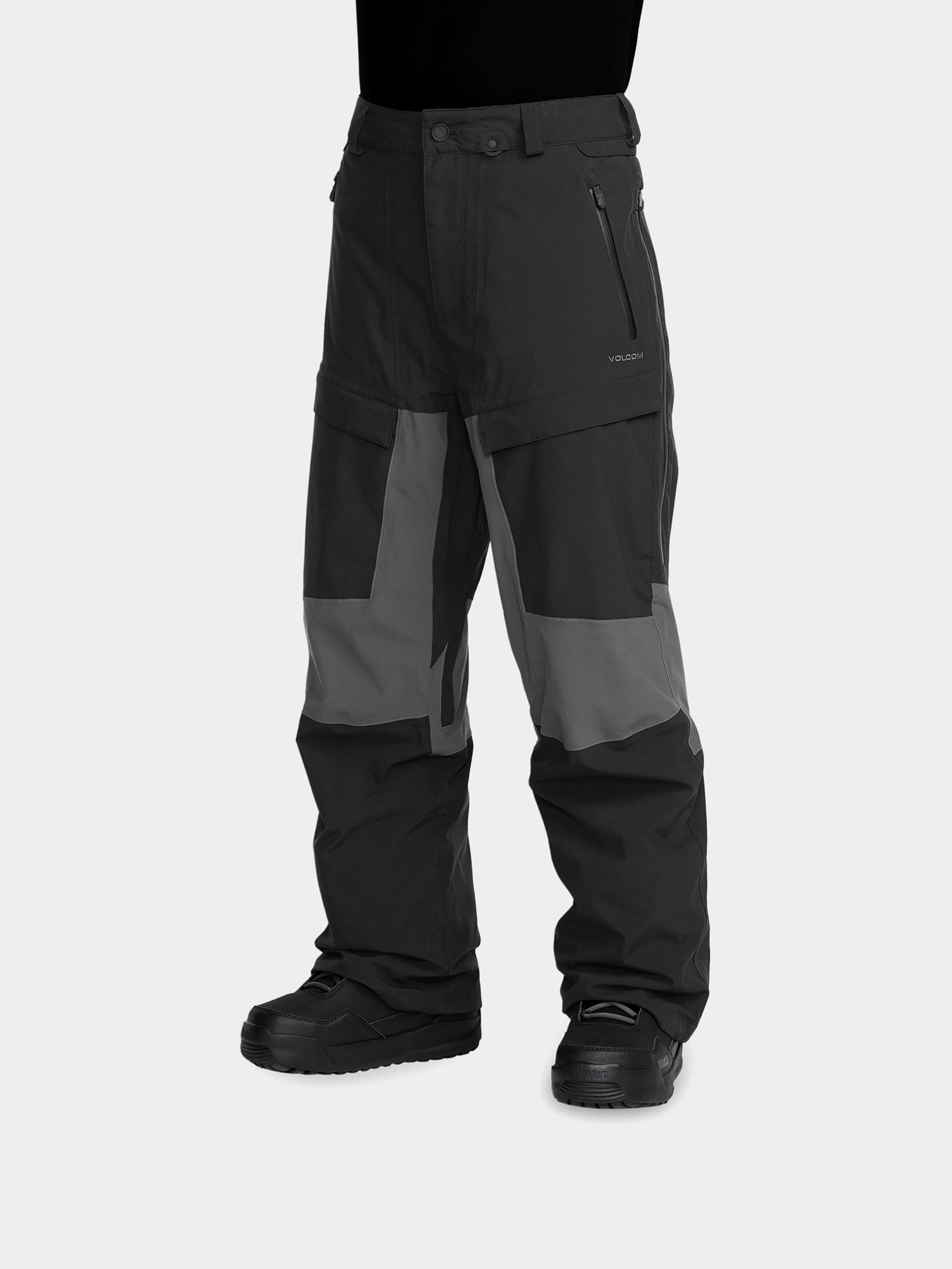 Męskie Spodnie snowboardowe Volcom Rnge Stretch 30K (black)