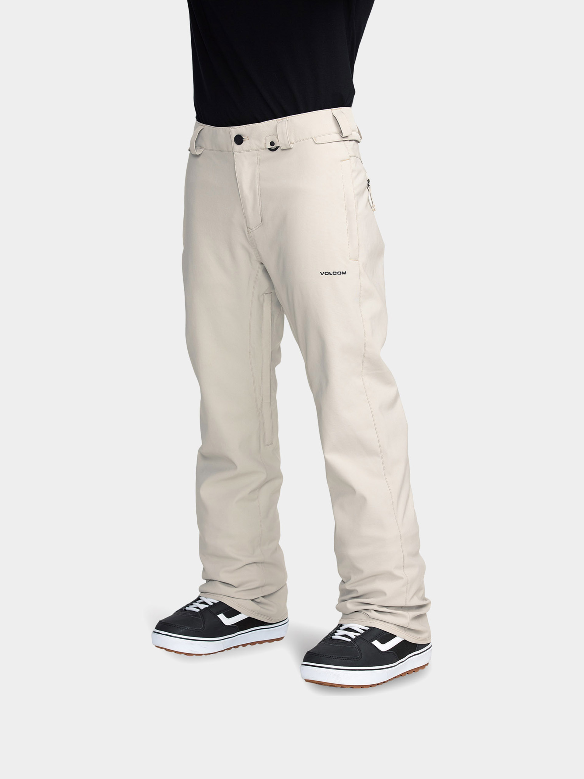 Męskie Spodnie snowboardowe Volcom Freakin Snow Chino (stone)
