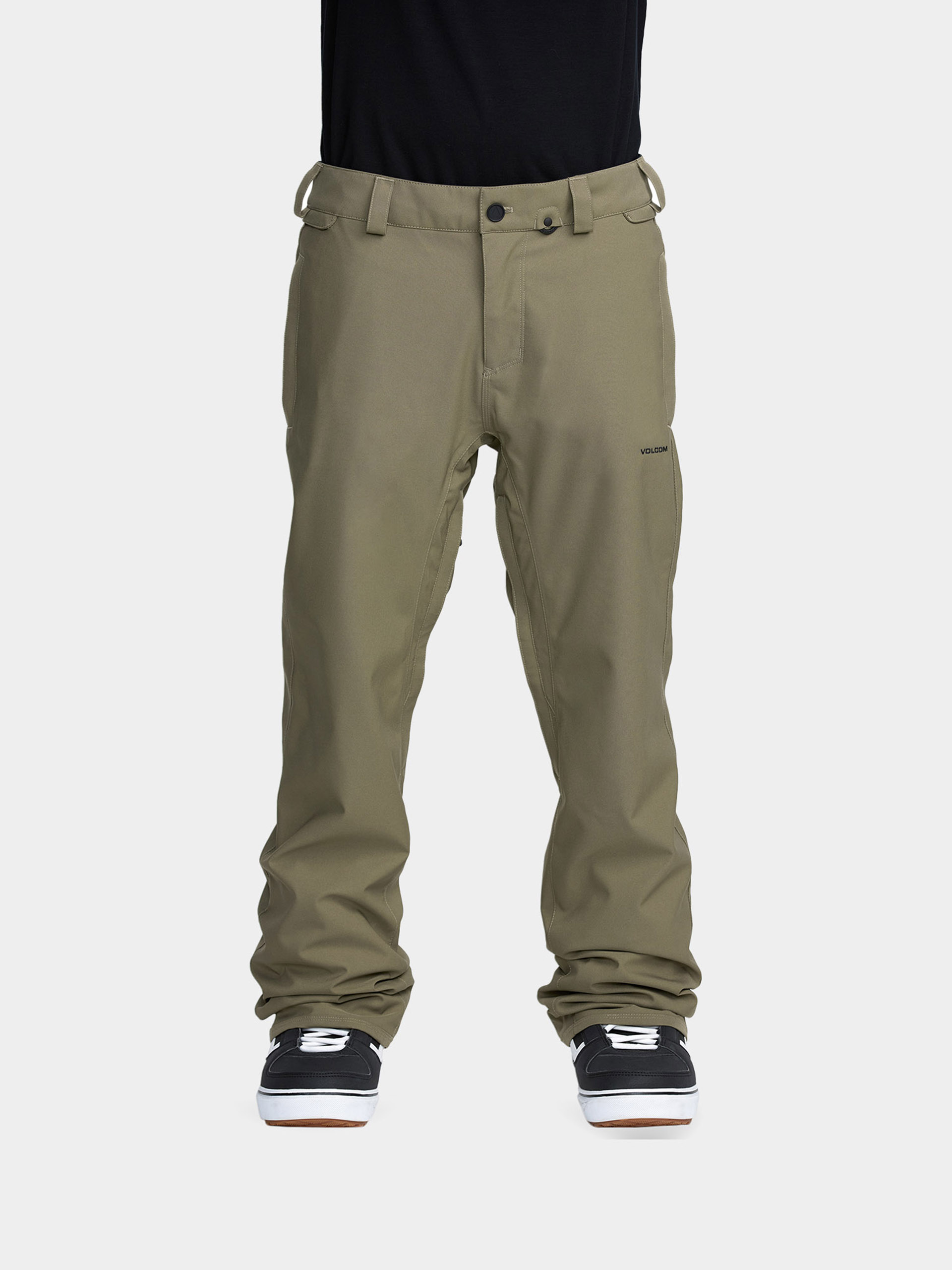 Męskie Spodnie snowboardowe Volcom Freakin Snow Chino (military)