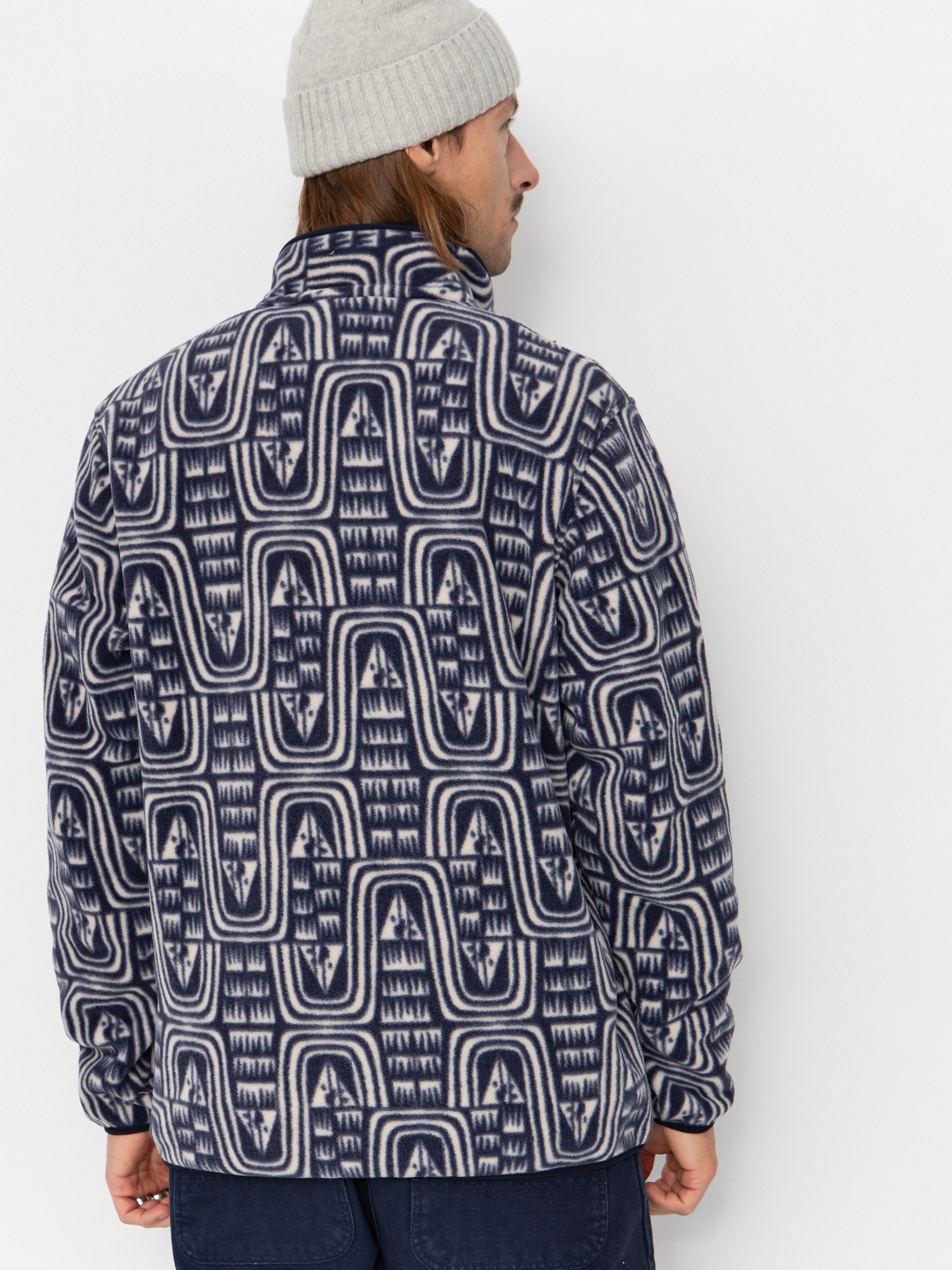 Męski Polar Patagonia LW Synch Snap T (flow sunken blue)