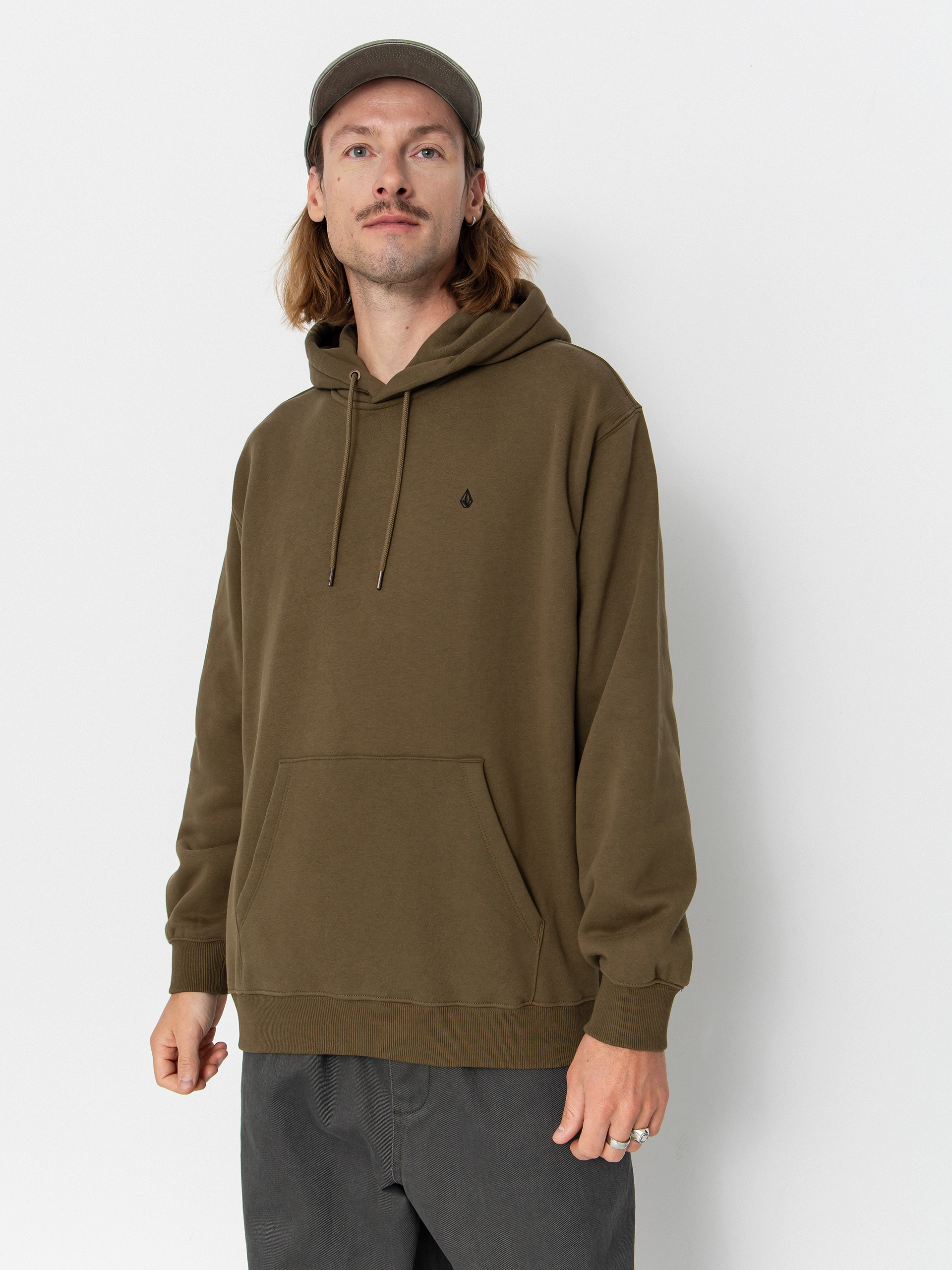 Bluza z kapturem Volcom Single Stone HD (sage leaf)