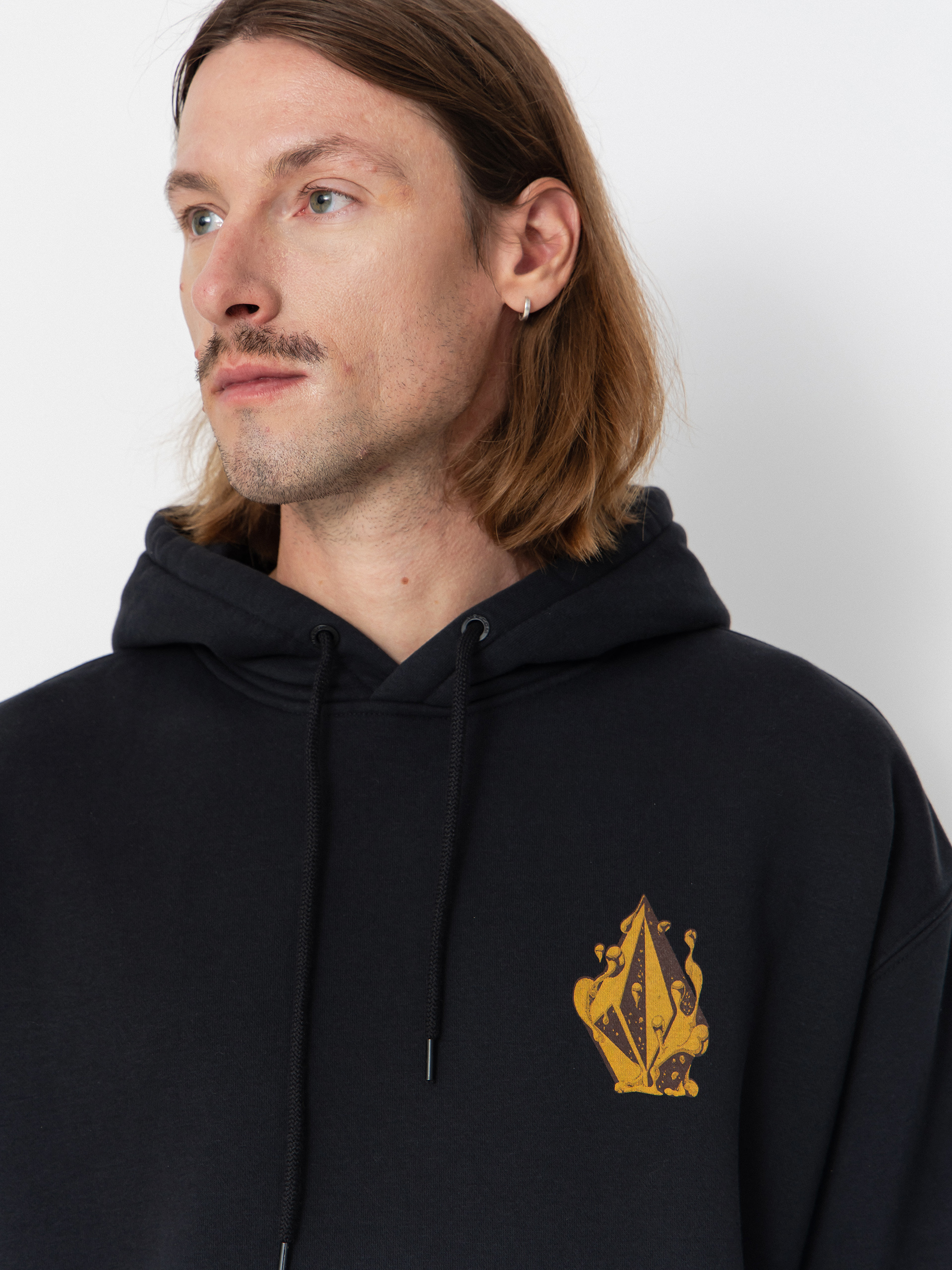 Bluza z kapturem Volcom Fa Callum Rooney HD (antique black)