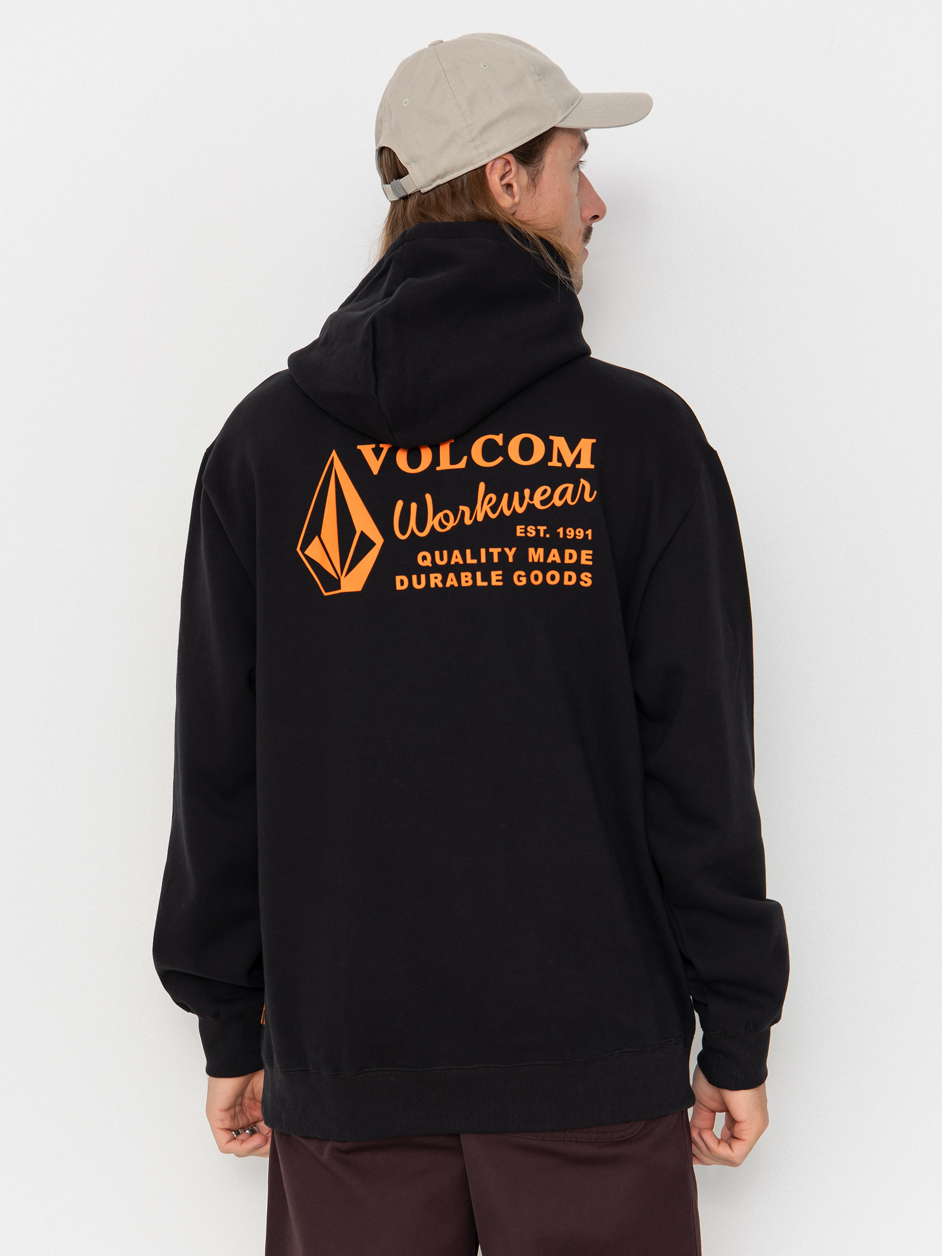 Bluza z kapturem Volcom Workwear HD (black)