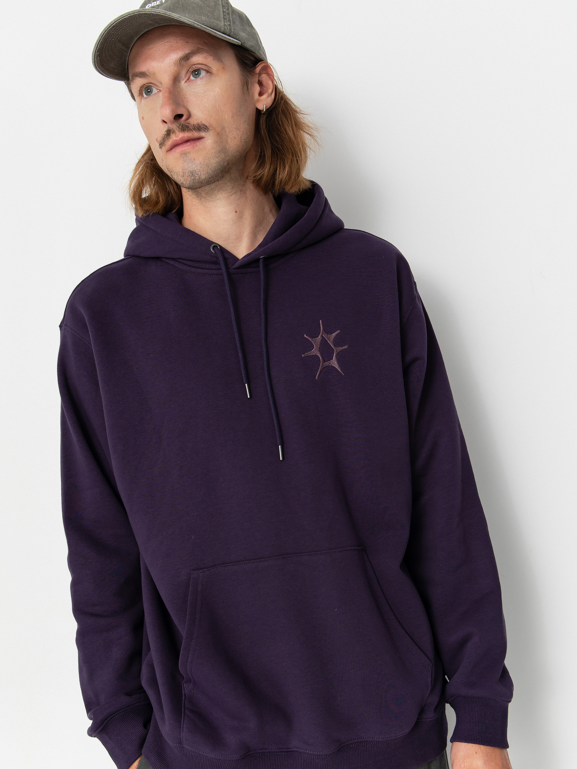 Bluza z kapturem Volcom Watanite HD (dark purple)