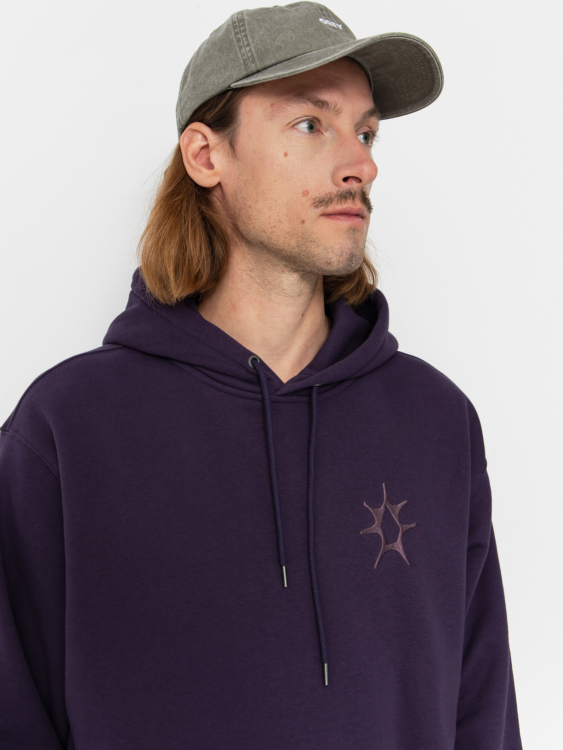 Bluza z kapturem Volcom Watanite HD (dark purple)
