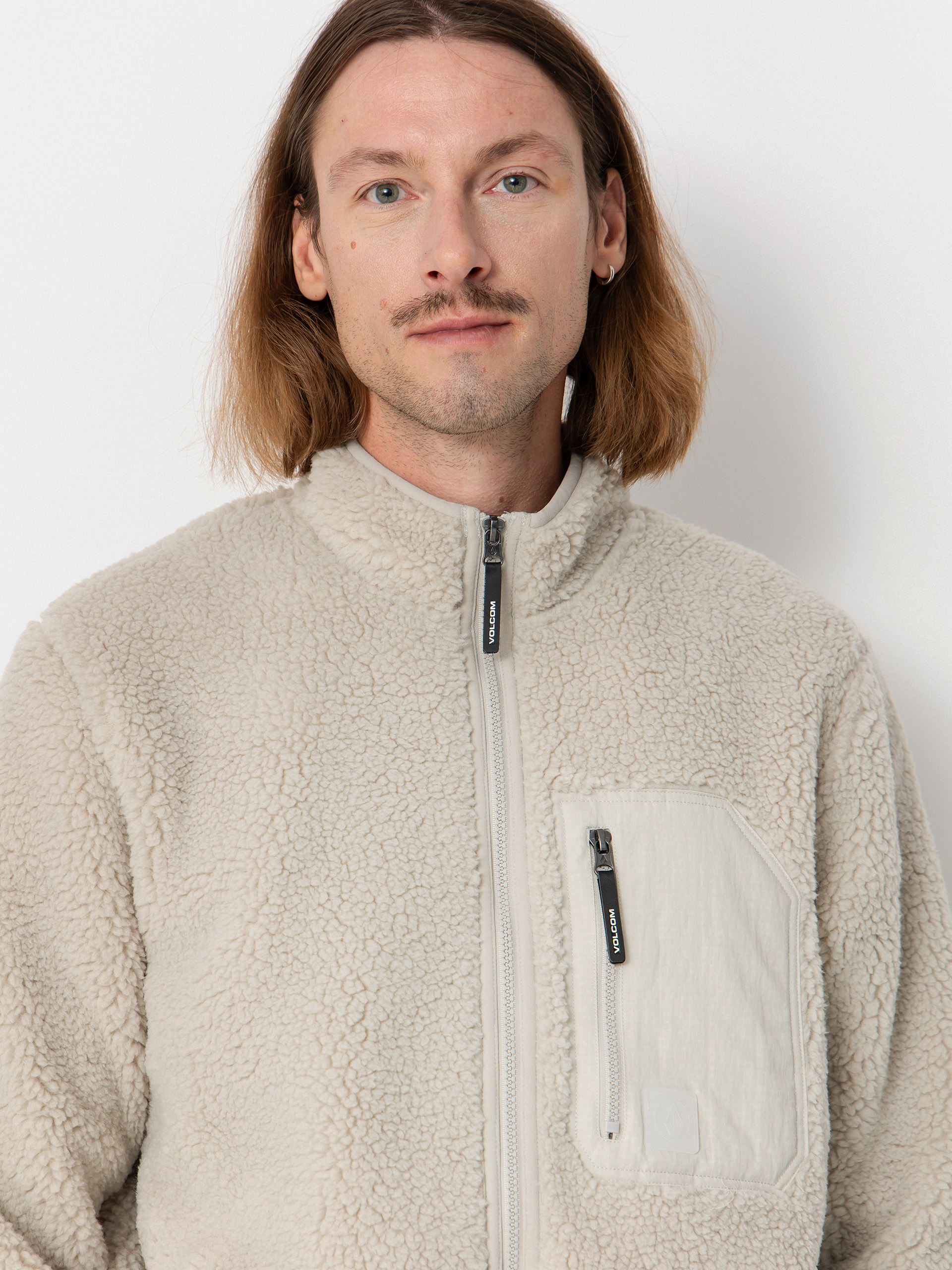 Męski Polar Volcom Muzzer Fuzzar (stone)