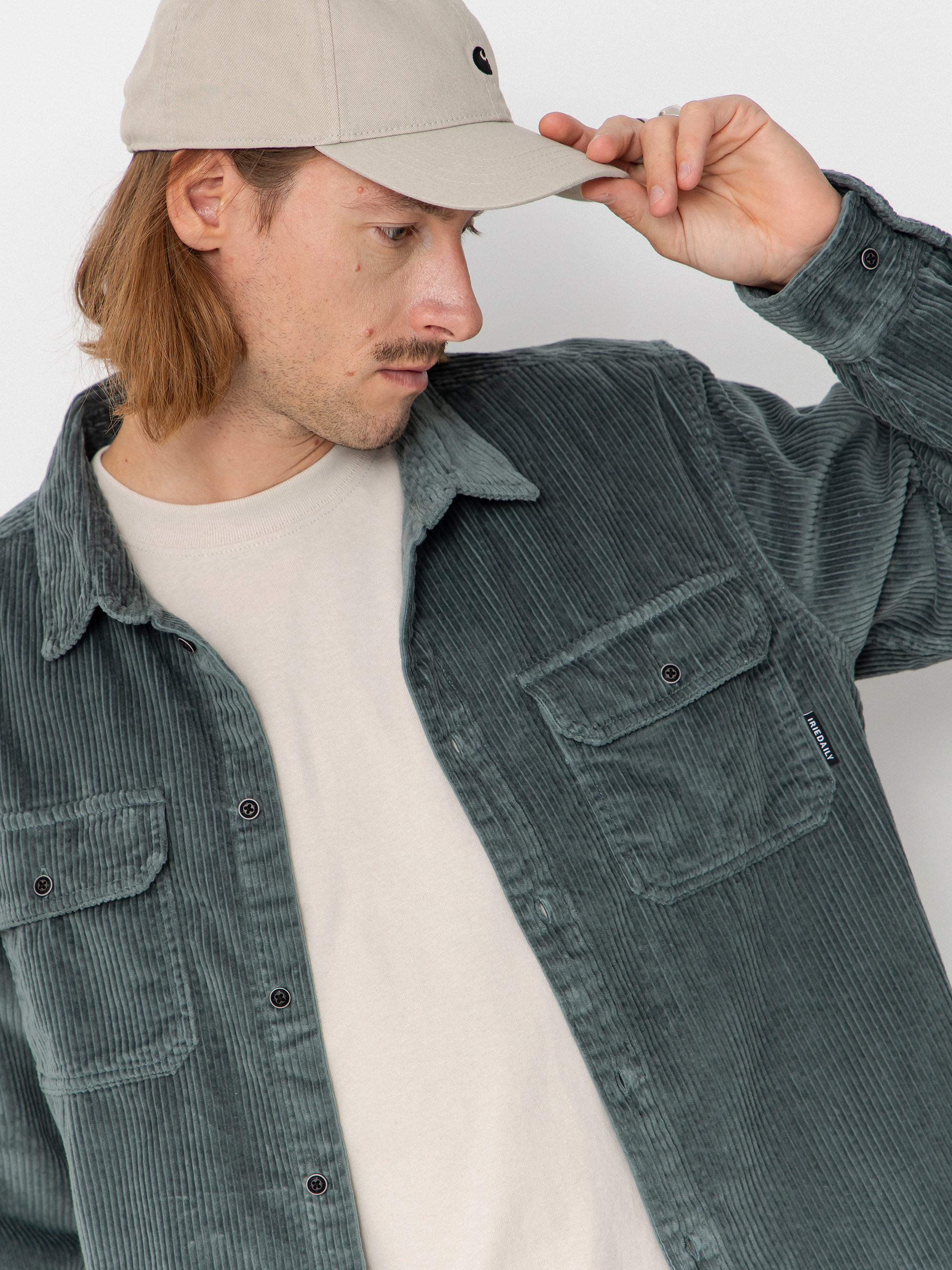 Koszula Iriedaily Bubble Cord (cool jungle)