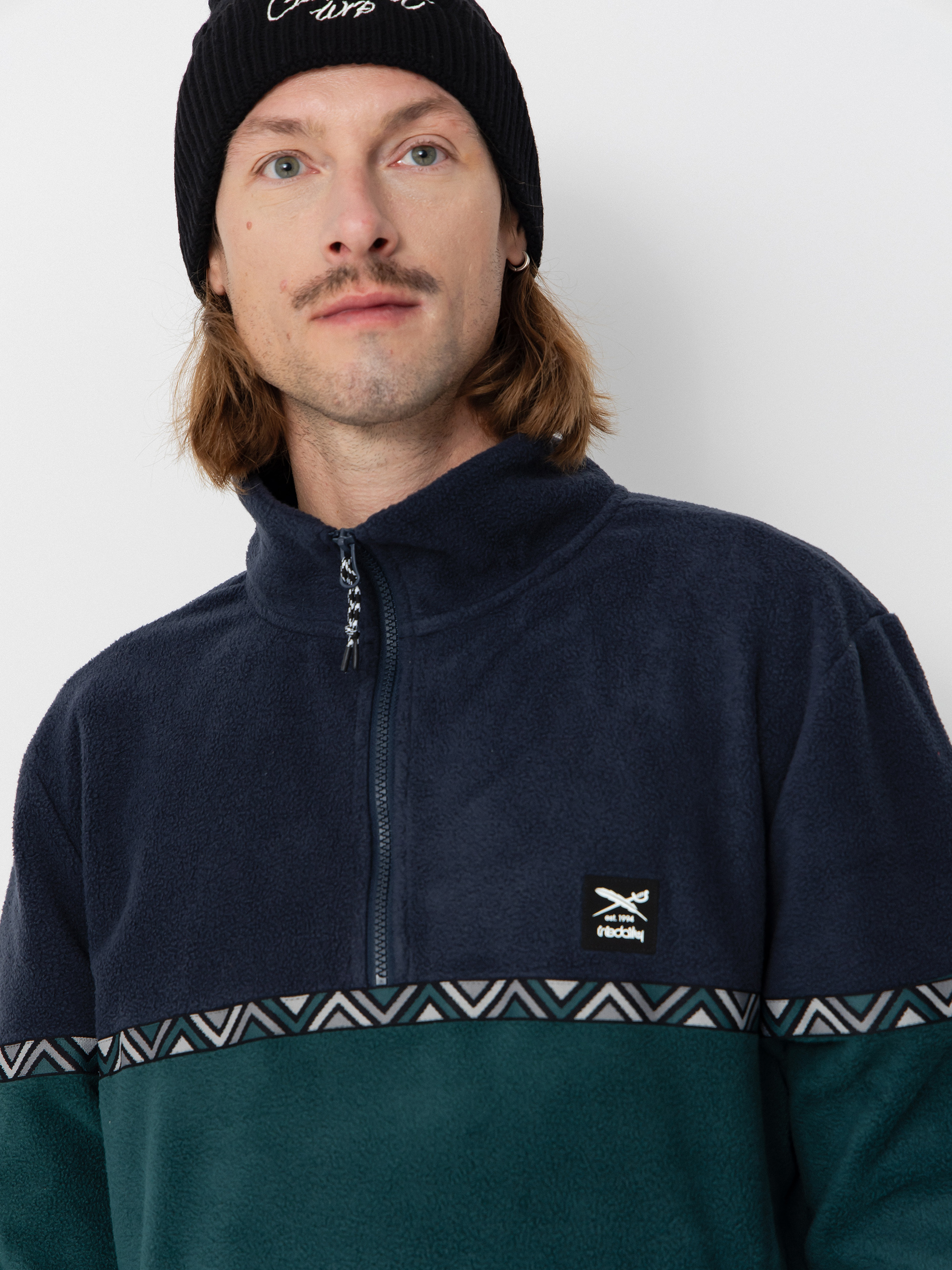 Męski Polar Iriedaily Monte Noe (blue green)