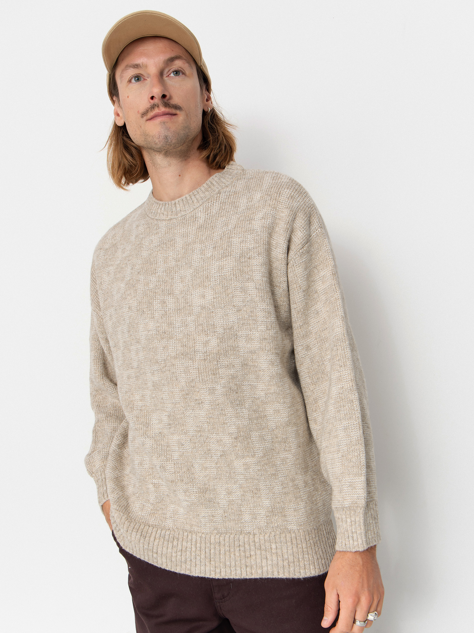 Sweter Polar Skate George P Pattern (sand)