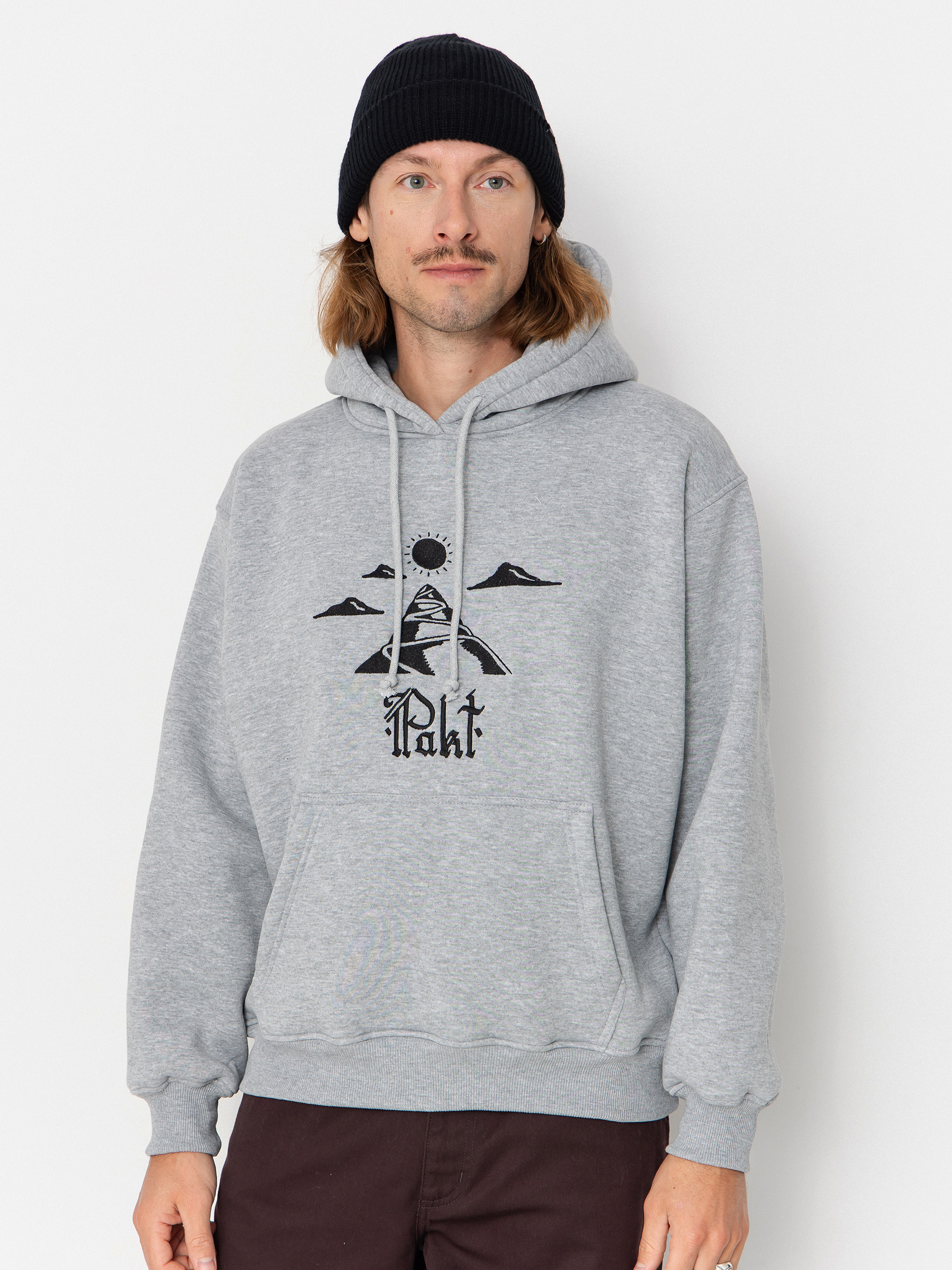 Bluza z kapturem Youth Skateboards Pakt Kopiec HD (grey melange)