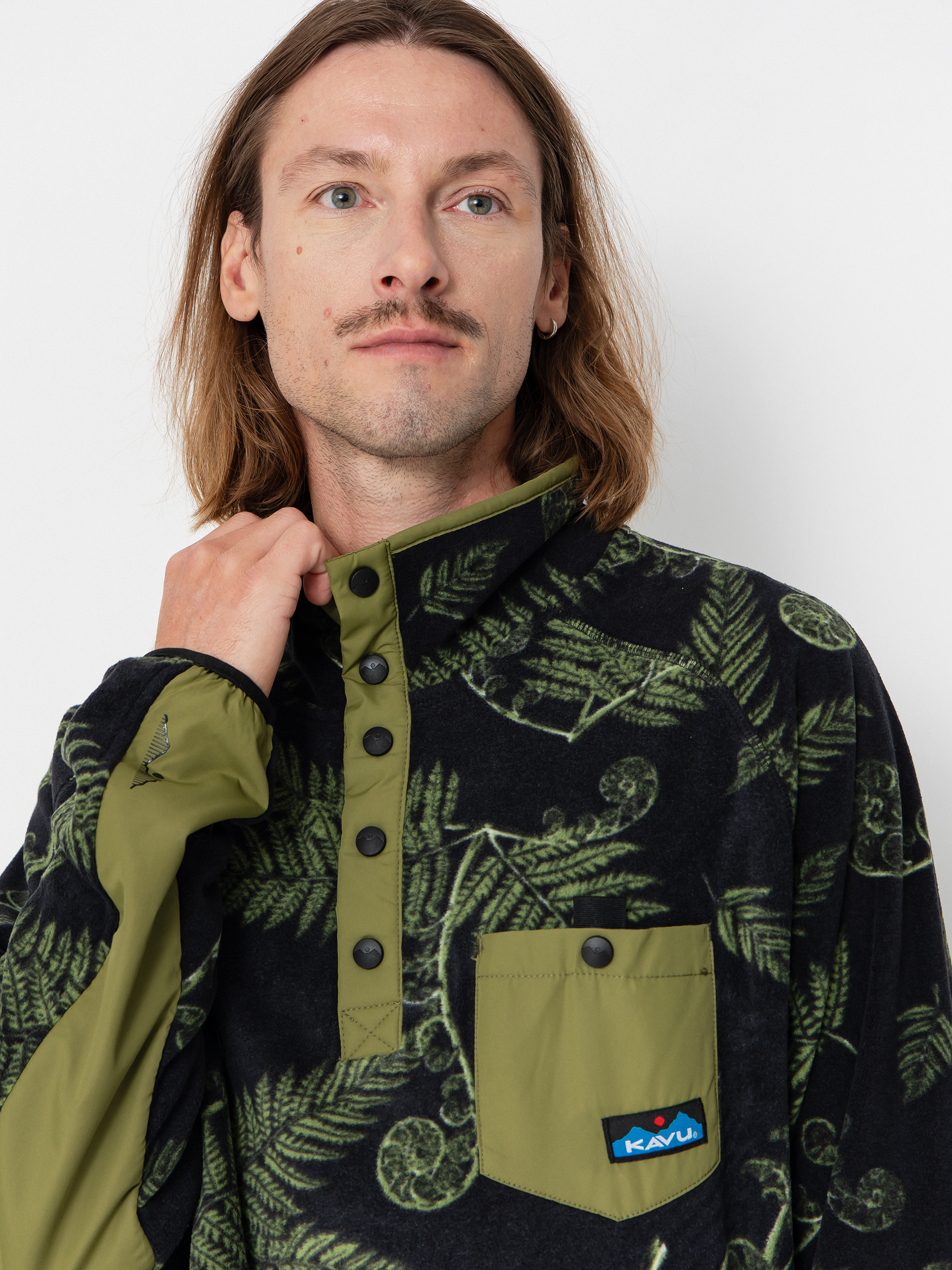 Męski Polar Kavu Teannaway (fiddlehead)