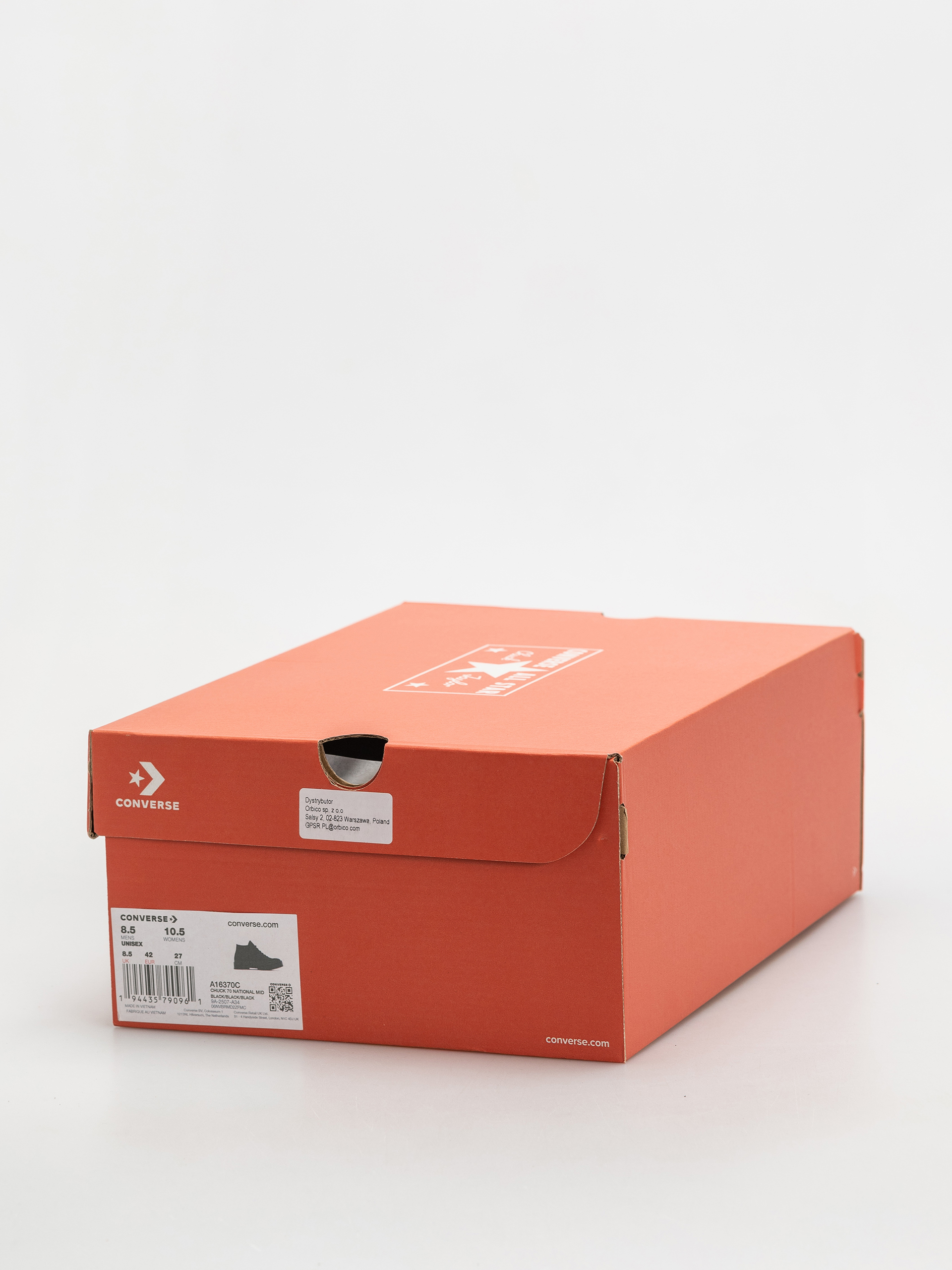 Trampki Converse Chuck 70 National Mid (black/black/black)