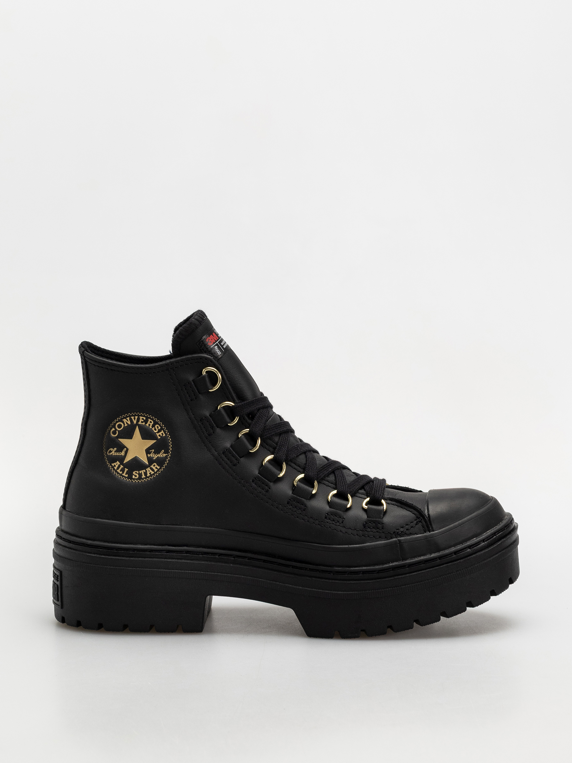 Buty Converse Chuck Taylor All Star Lugged Heel Wmn (black/black/gold)