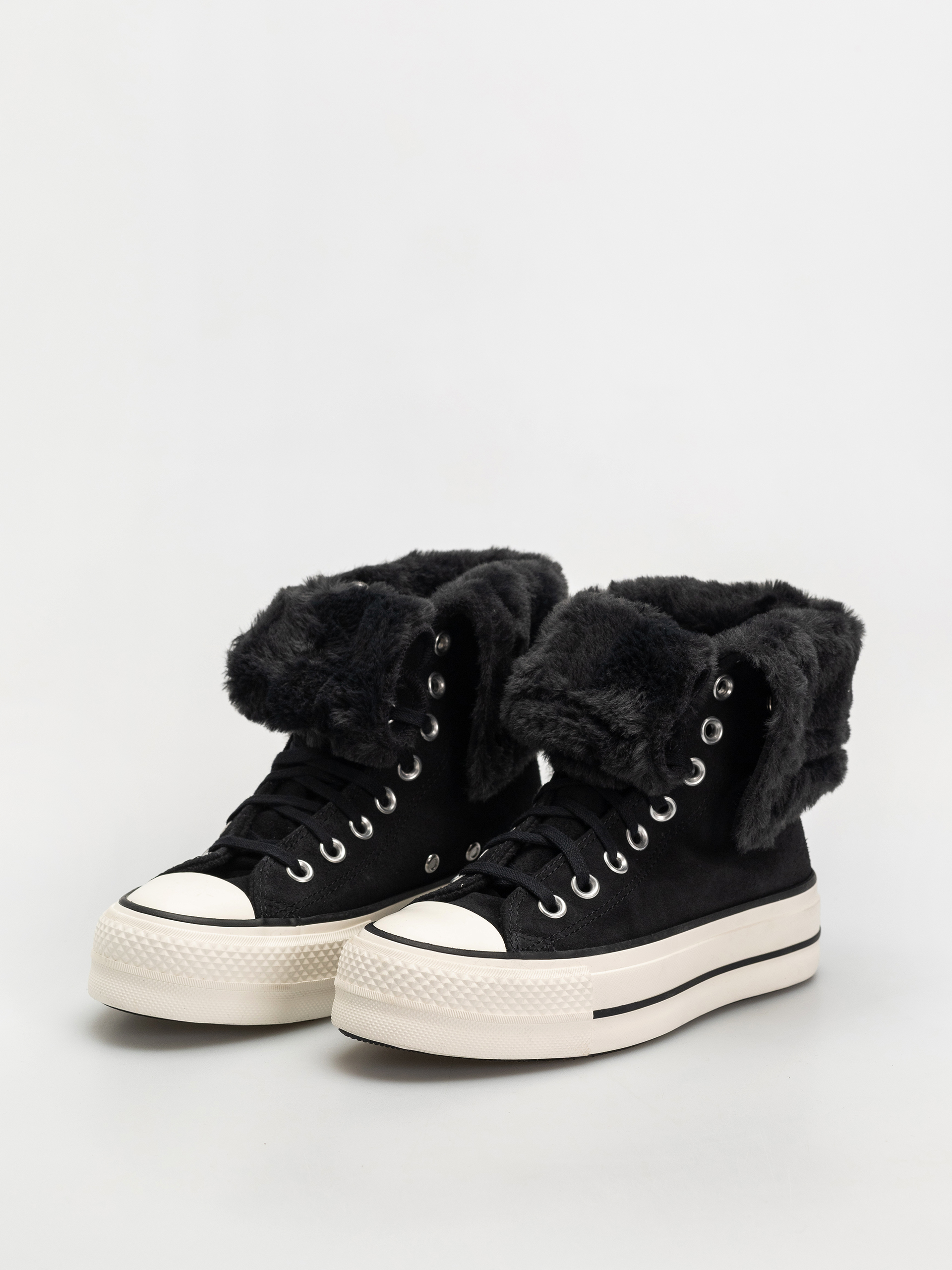 Trampki Converse Chuck Taylor All Star Fold Over Lift Wmn (black/black/black)