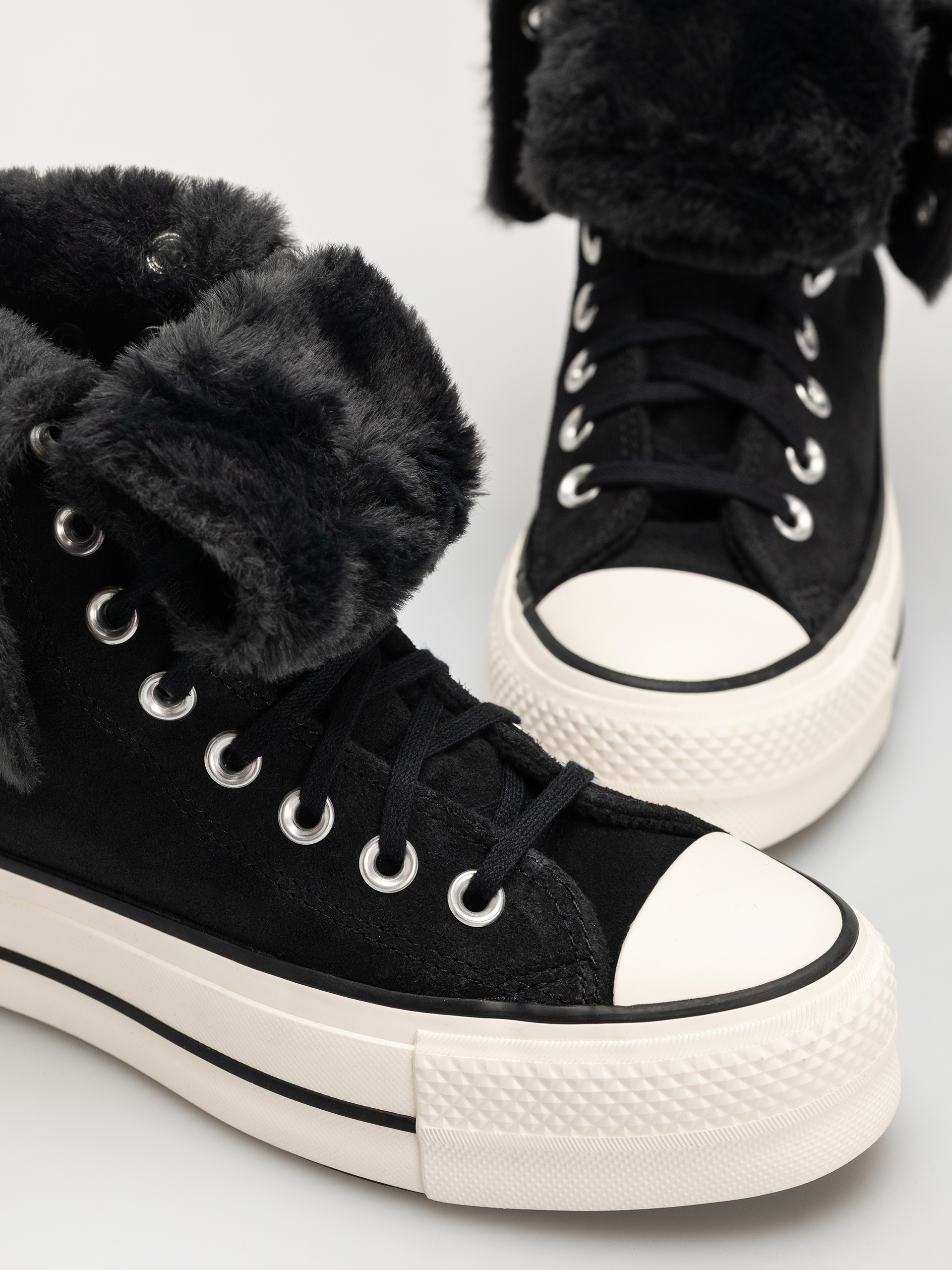 Trampki Converse Chuck Taylor All Star Fold Over Lift Wmn (black/black/black)