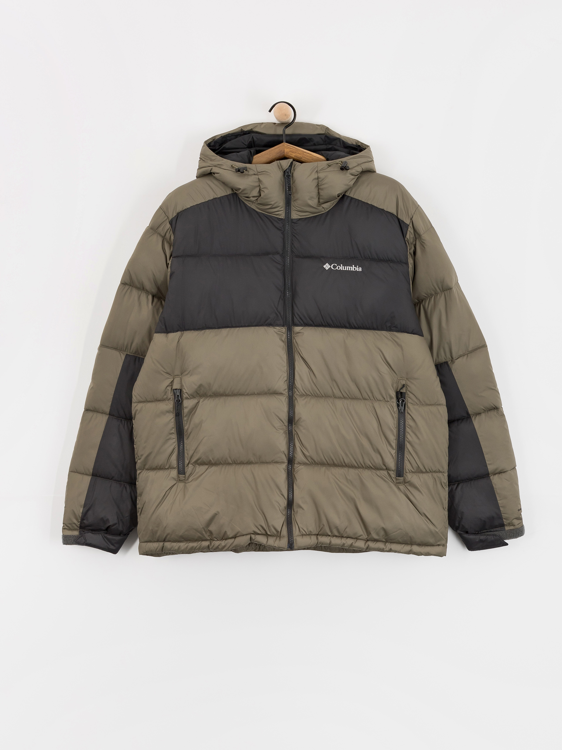 Kurtka Columbia Pike Lake II Hooded (stone green/shark)