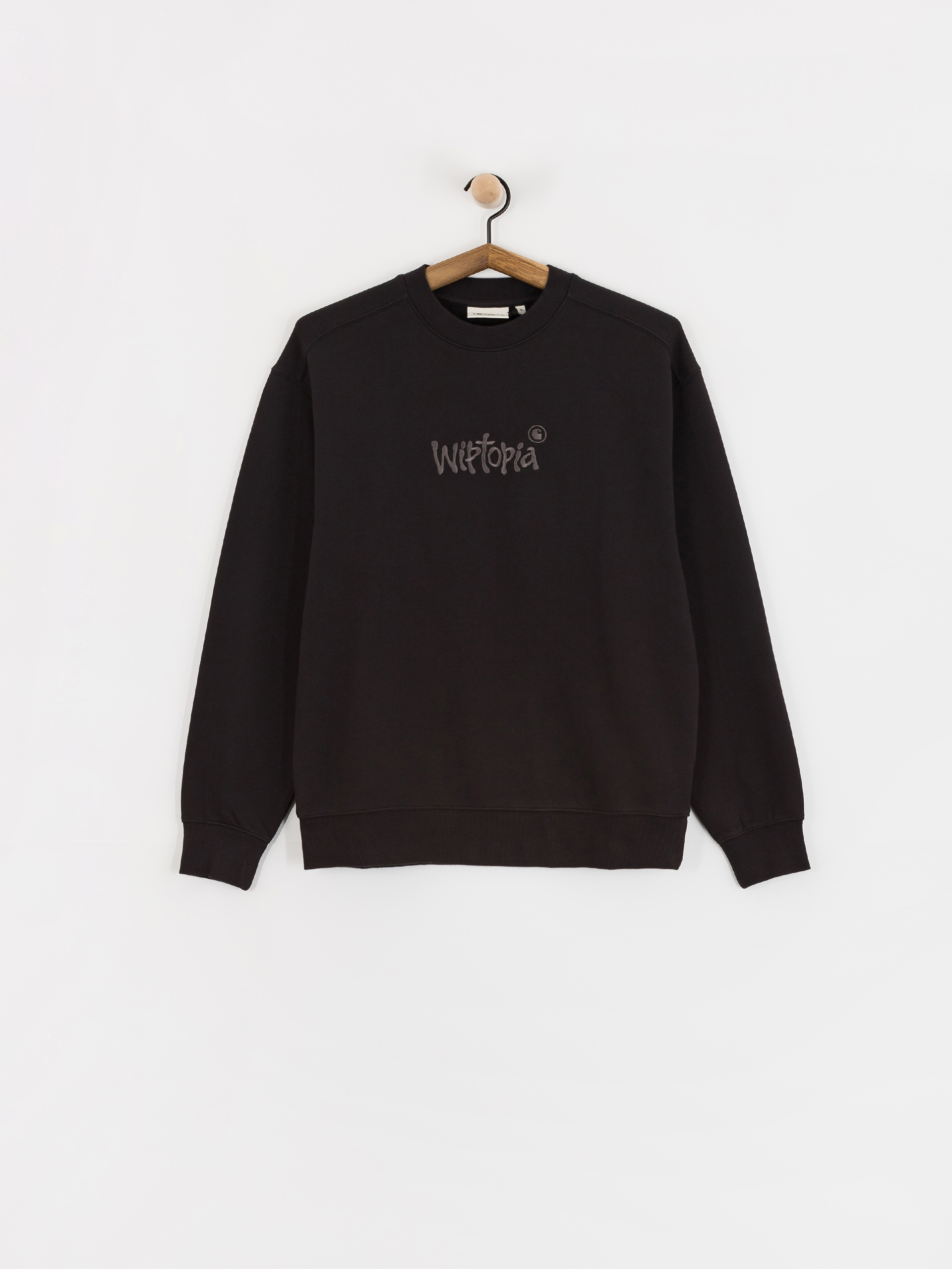 Bluza Carhartt WIP Wiptopia Script Wmn (black/dark grey)