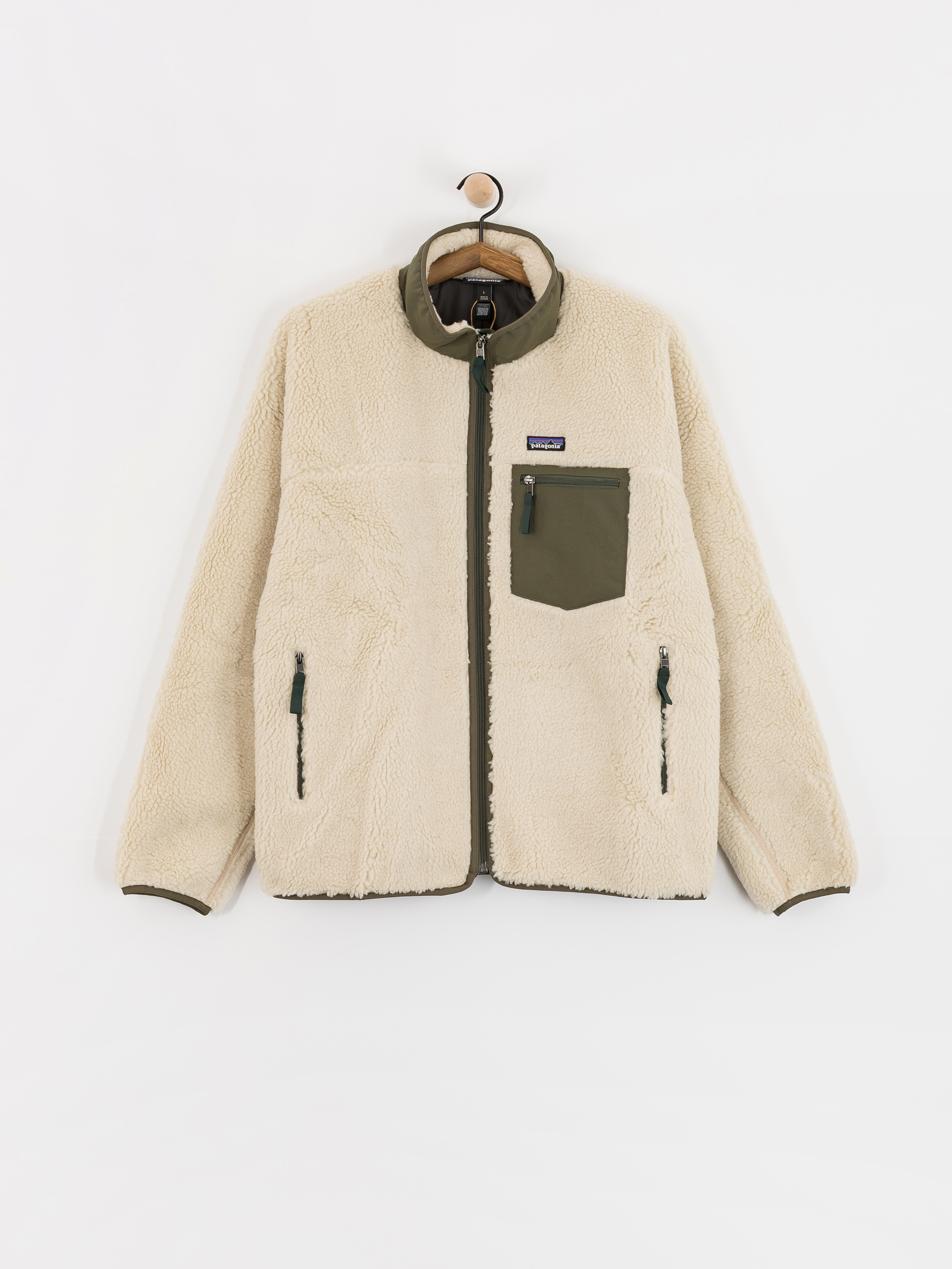 Kurtka Patagonia Classic Retro X (dark natural w/basin green)