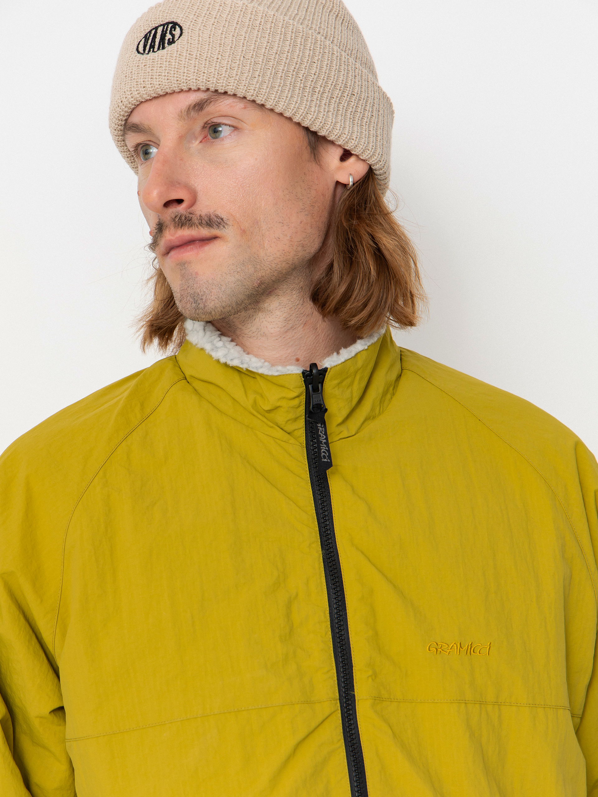 Kurtka Gramicci Reversible Sherpa (natural/chartreuse)