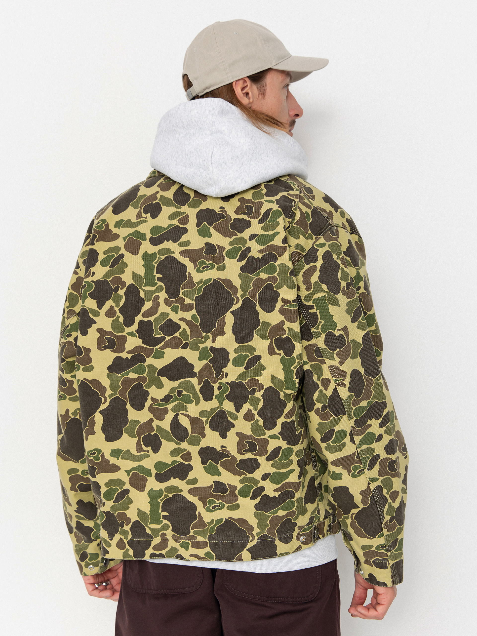 Kurtka Carhartt WIP Duck Detroit (camo duck/green/stone washed)