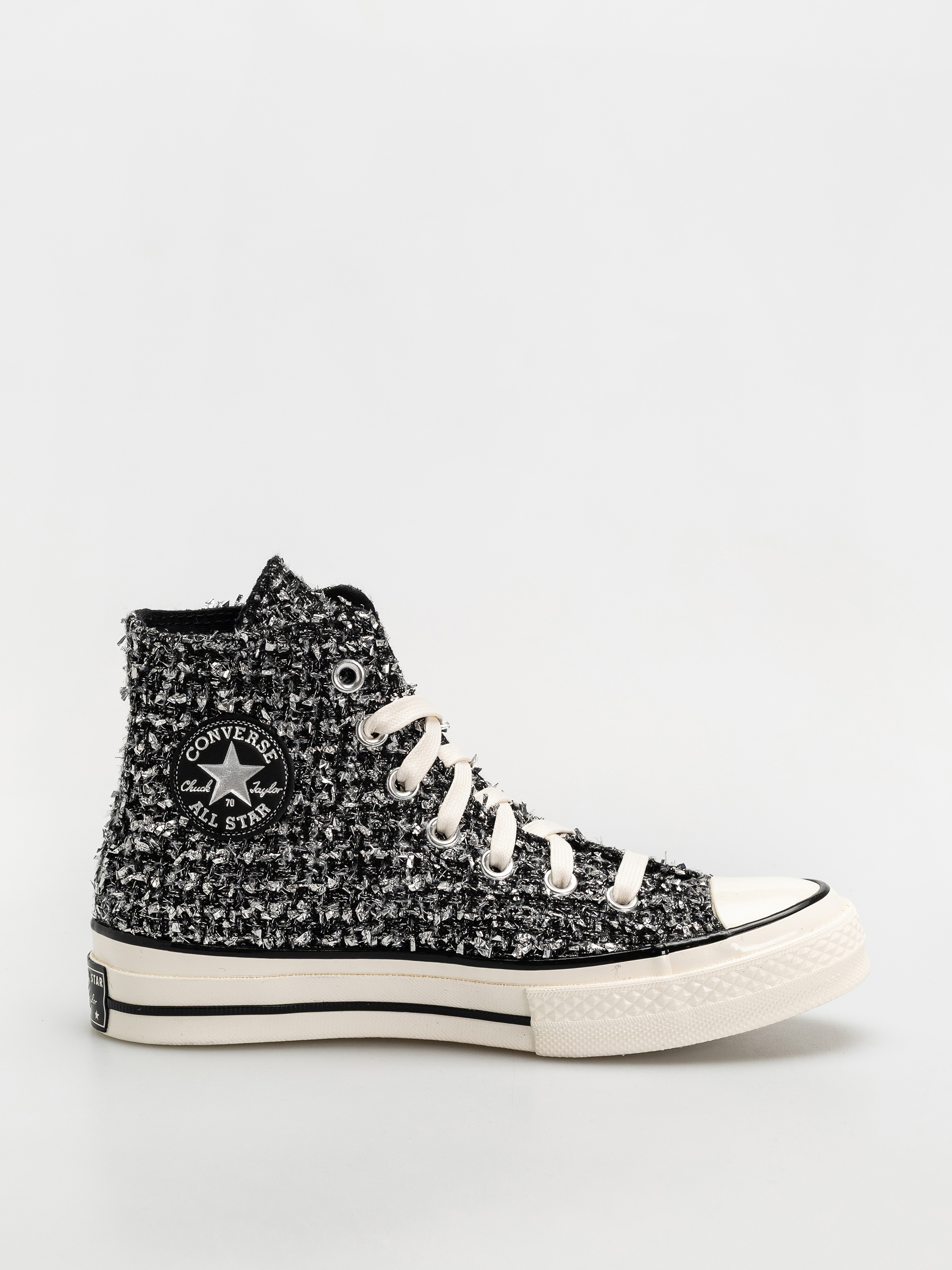 Trampki Converse Chuck 70 Hi (black/silver/egret)