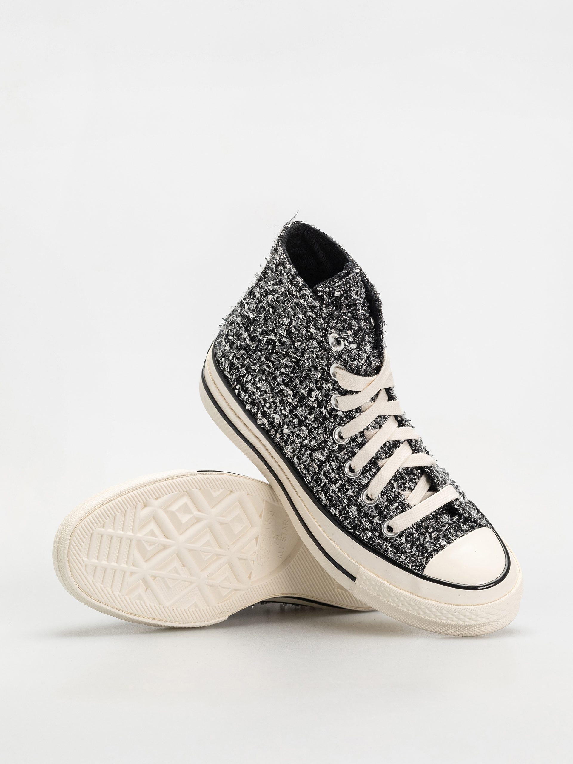 Trampki Converse Chuck 70 Hi (black/silver/egret)