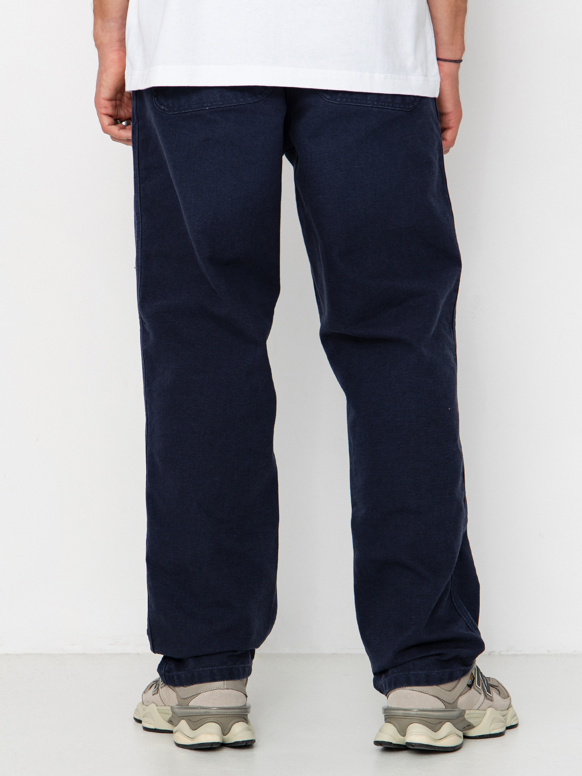 Spodnie Carhartt WIP Simple (dark navy/stone canvas)