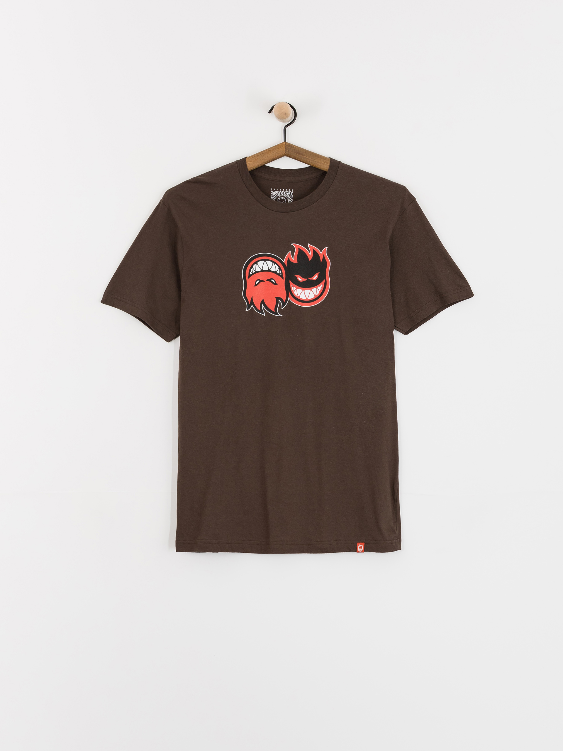 T-shirt Spitfire Eternal Fill (brown w/red white&black print)