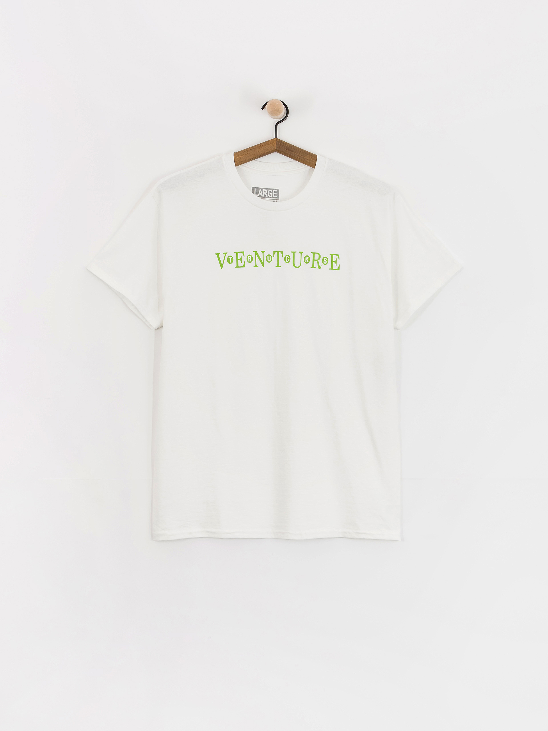 T-shirt Venture Og Dots (white w/green&white print)
