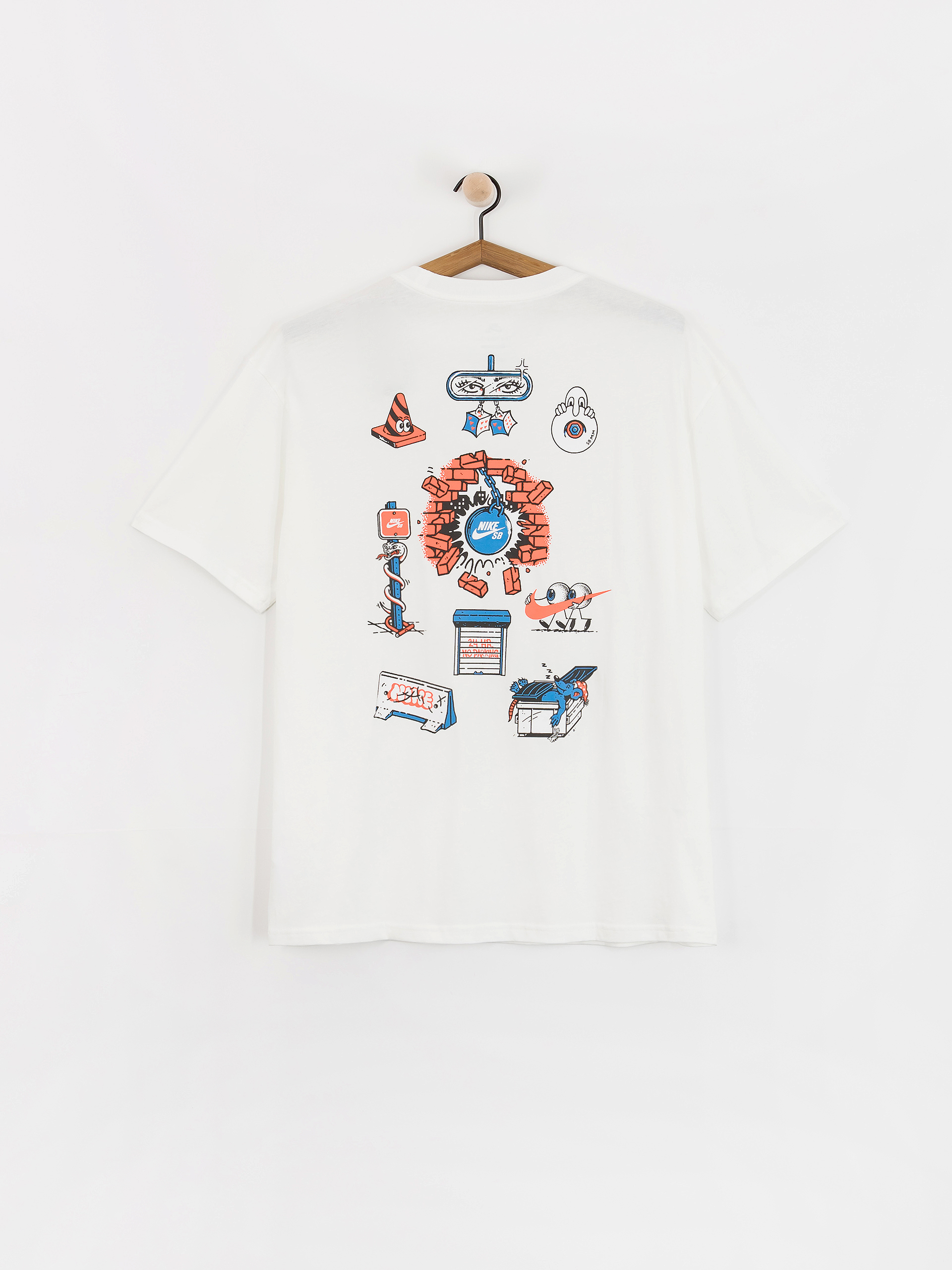T-shirt Nike SB M90 Skate Char (white)