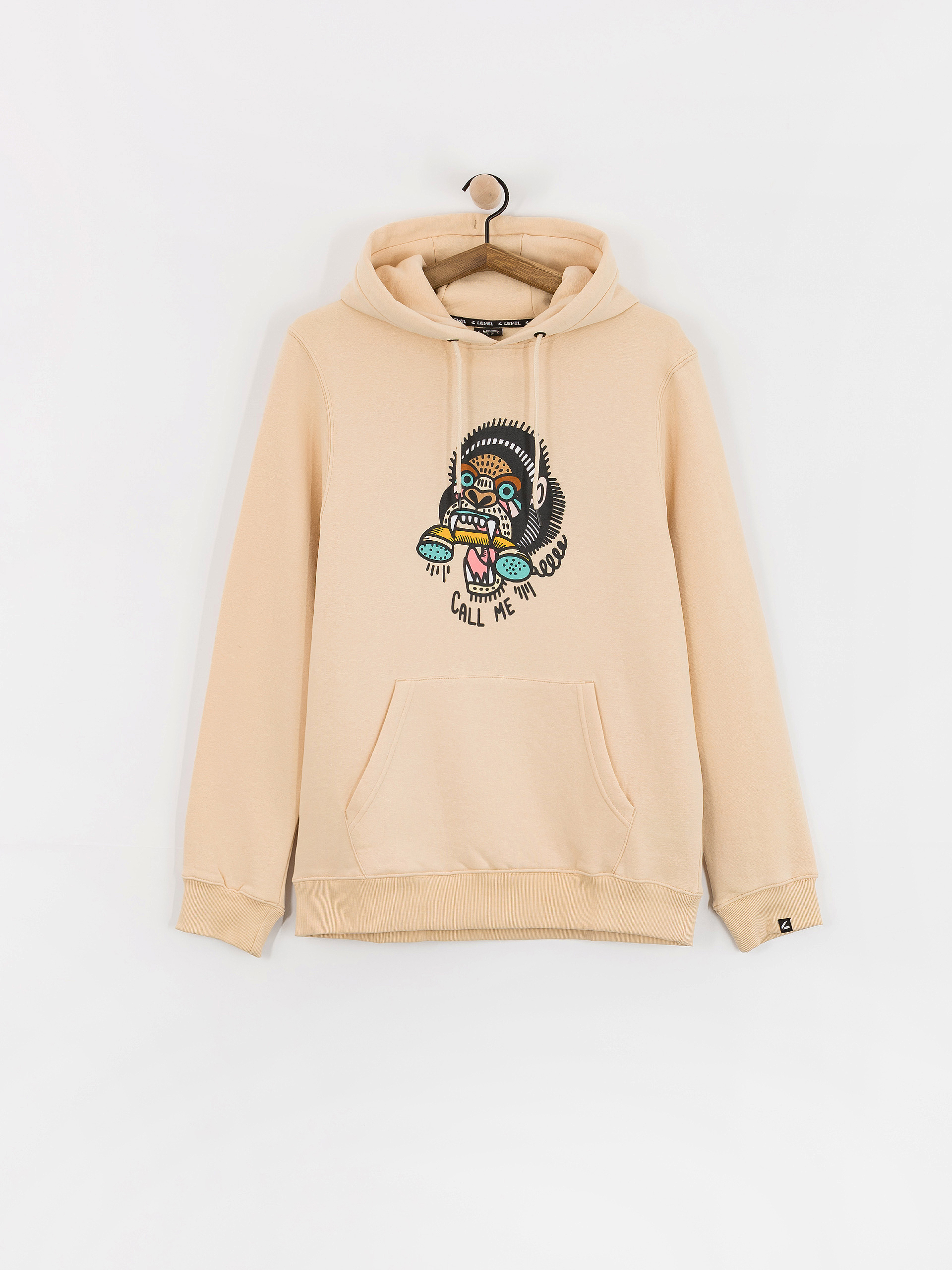 Bluza z kapturem Level Leve Call Me (beige)