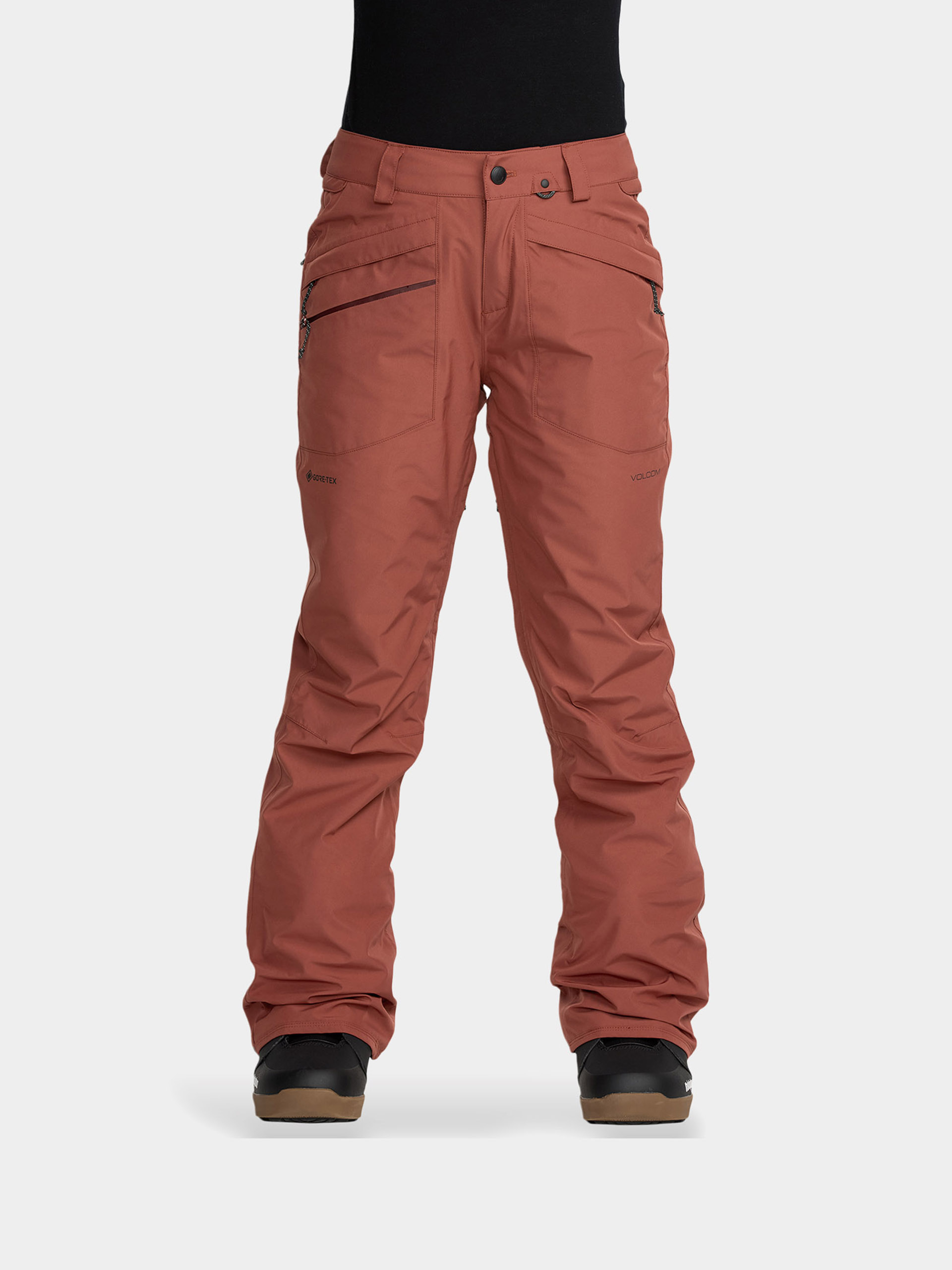 Damskie Spodnie snowboardowe Volcom Kanyon Ins Gore (henna)