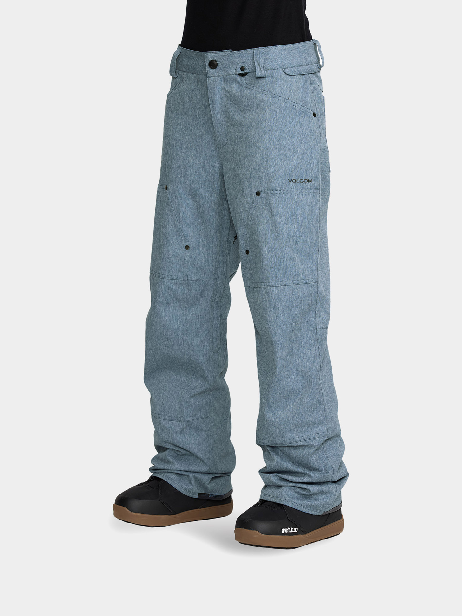 Damskie Spodnie snowboardowe Volcom Pollock (denim)